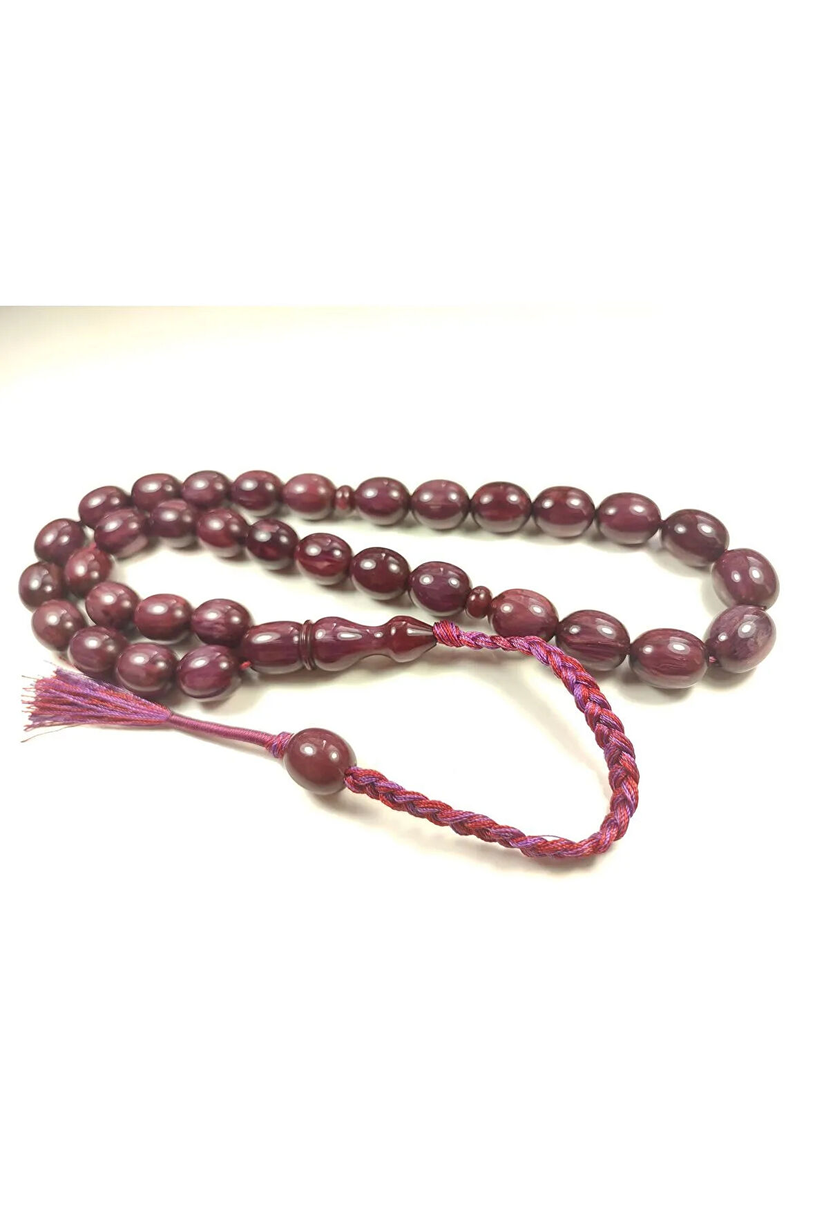 Zeyn Usta Eseri Eski Usul Şamdan Altından Yapılma (Objeden) Katalin Tesbih Sertifikalı 6104