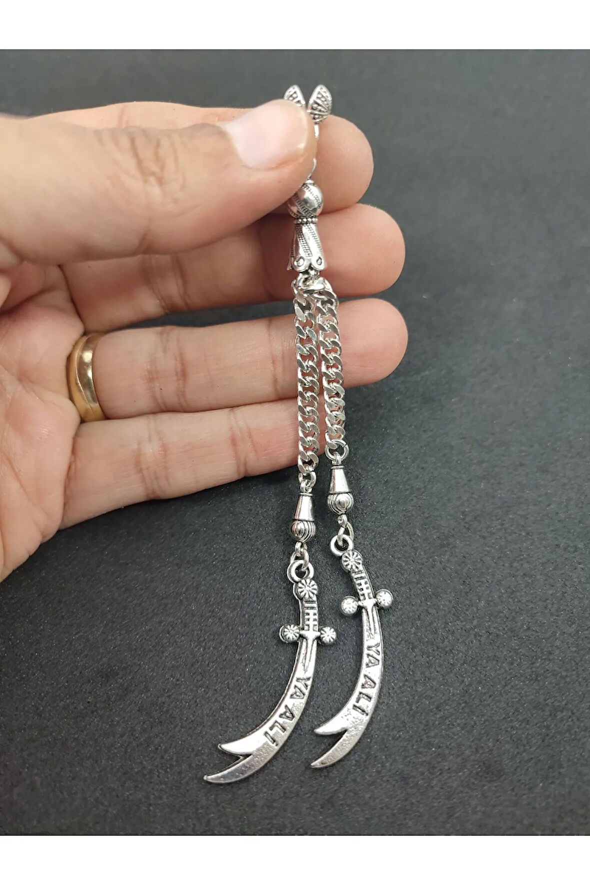 475 Ayar Gümüş Tesbih Püskülü