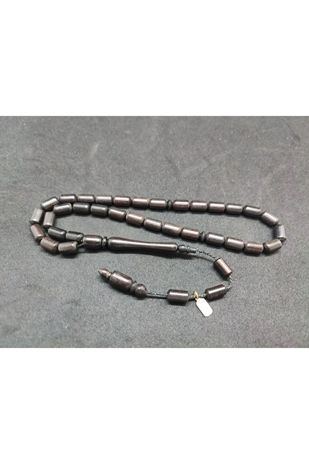 Başka Yerde Yok!!! Mustafa Uysal Usta Eseri El Boy İnci Siyahı Abanoz Ağacı Sertifikalı 8545