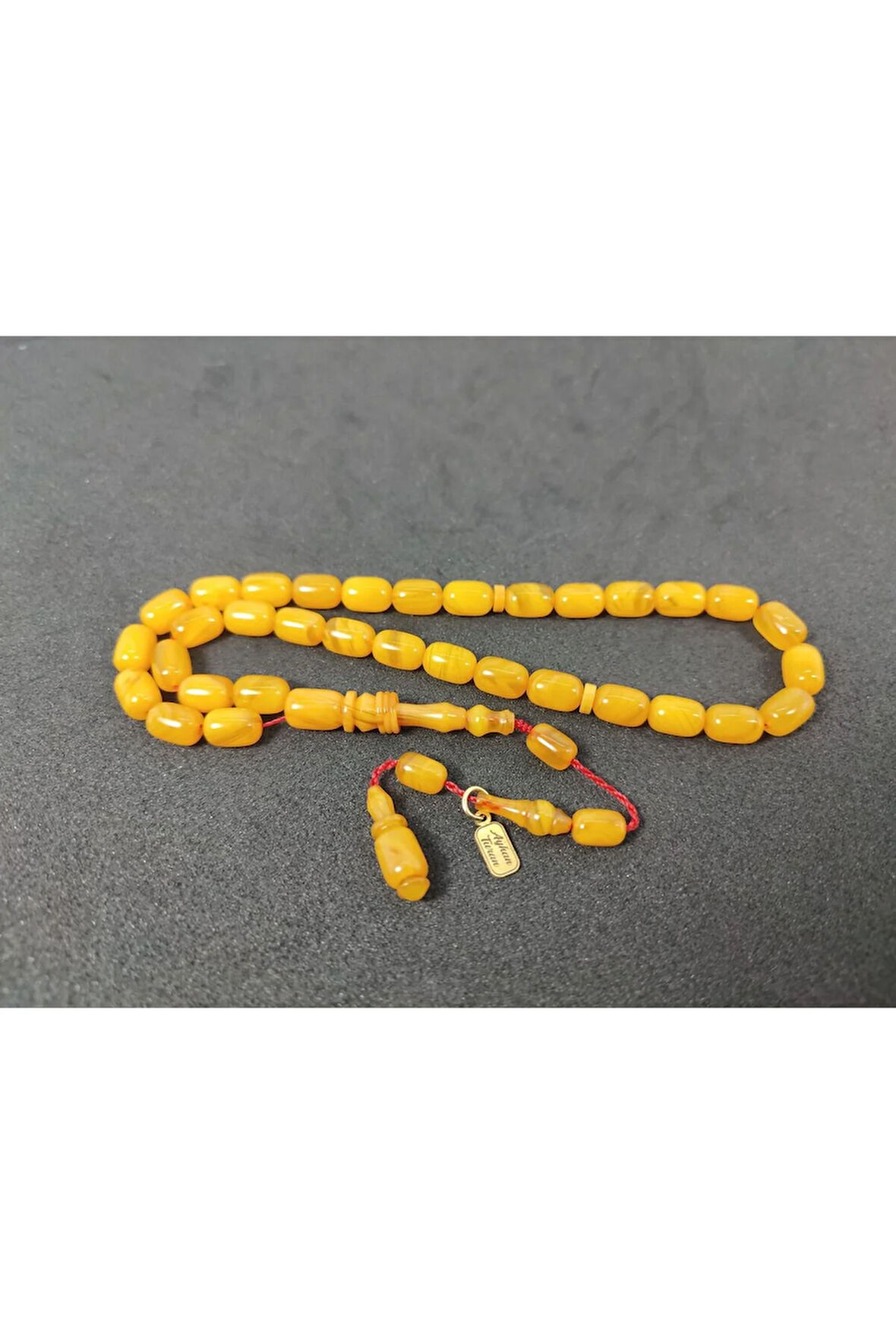 Ayhan Turan Usta Eseri Halkalı İmame 0.6 Delim Tam El Boy Sıkma Kehribar Sertifikalı 8482