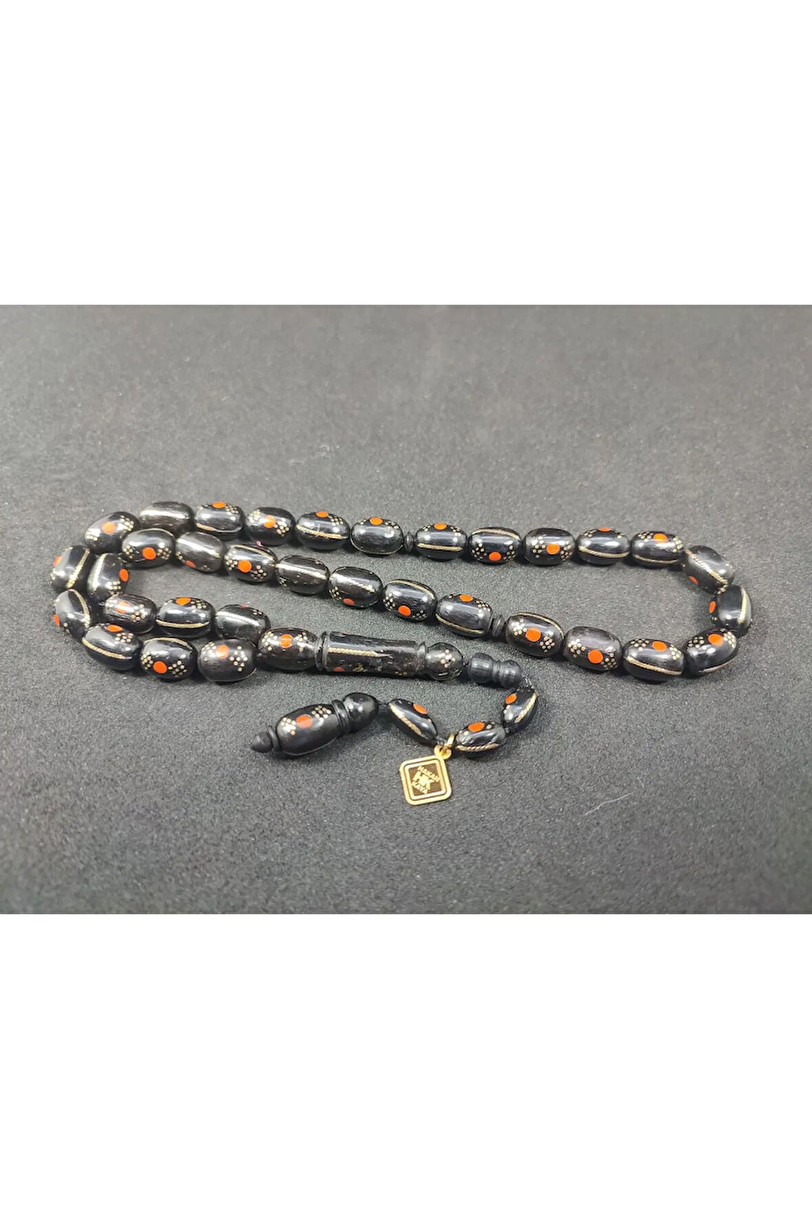 Hakan Kaya Usta Eseri 2'li Gümüş Yarma Gümüş Çakımlı Mineli Inci Siyahı Kuka Sertifikalı 8075