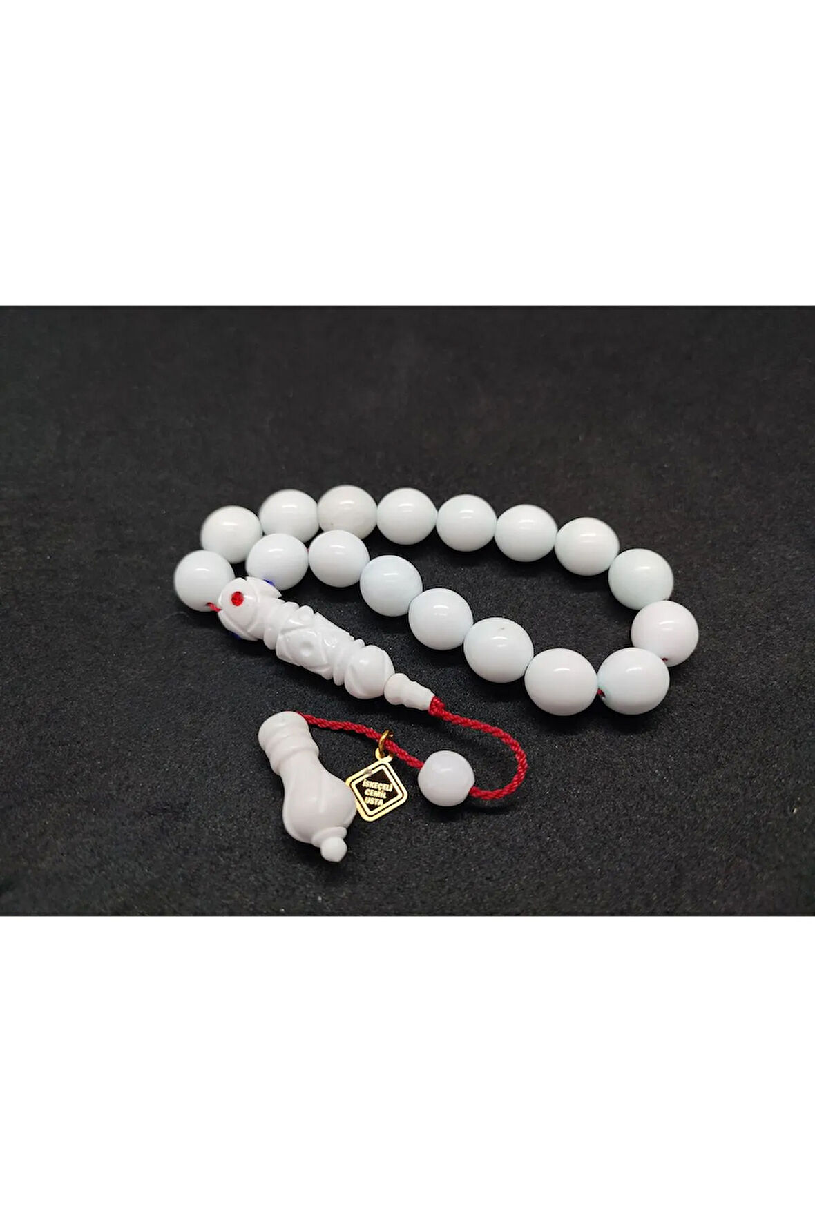 İskeçeli Cemil Usta Eseri Kalem Sanatı Oyma Turkuaz Renk Cilalı Maskot Deve Kemiği Sertifikalı 8100