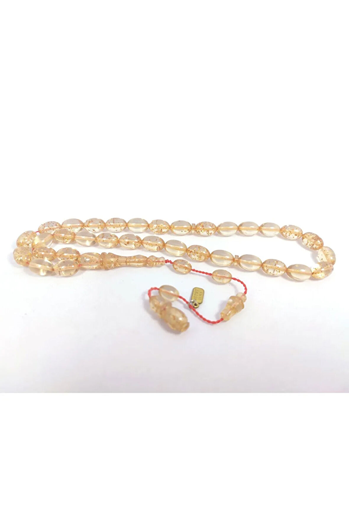 Mesut Elma Usta Eseri 0.6 Delim Yenilebilir Altın Parçacıklı Ateş-i Kehribarı Sertifikalı 8184