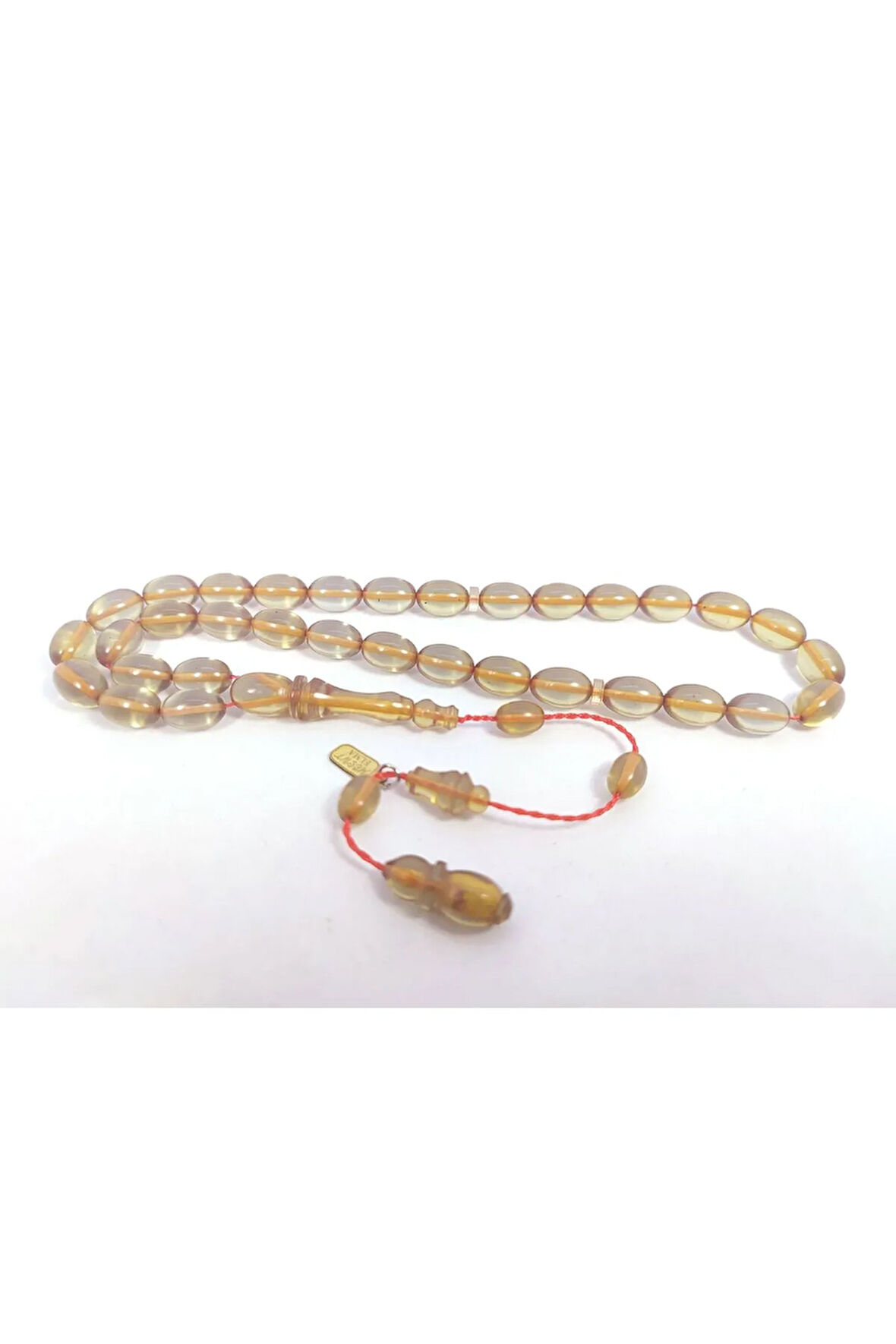 Mesut Elma Usta Eseri 0.6 Delim Eski Alman Sıkma Kehribarı Sertifikalı 8185