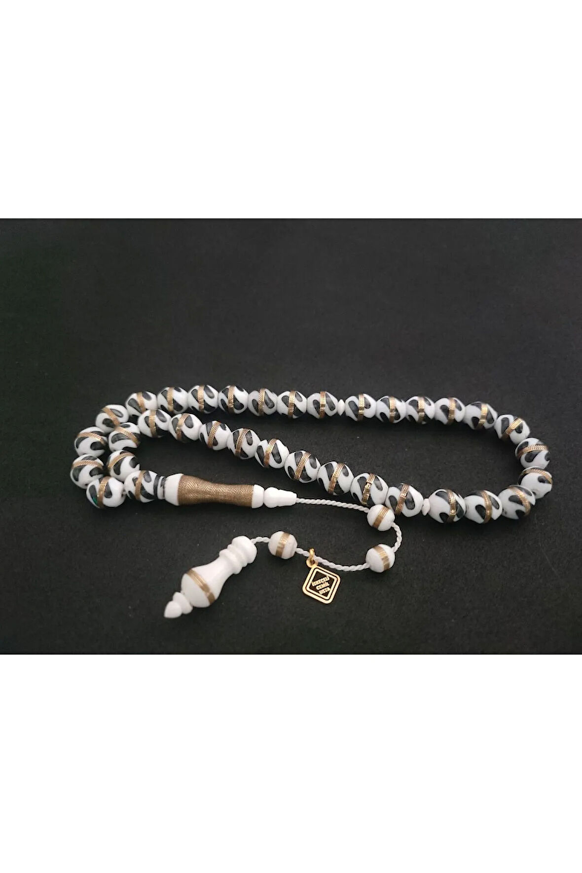 İskeçeli Cemil Usta Eseri Mineli Ve Gümüş Sarmal Deve Kemiği Sertifikalı 7778