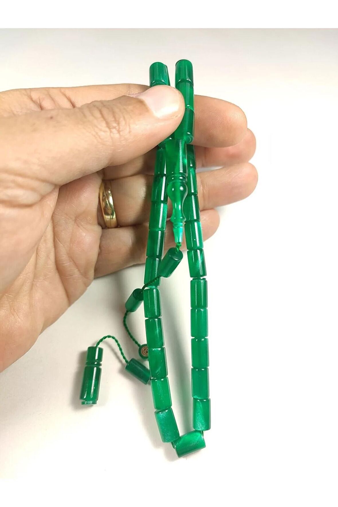 Erkan Çubukçu Usta Eseri İmzalı Multi Color Sıkma Kehribar Sertifikalı 4291