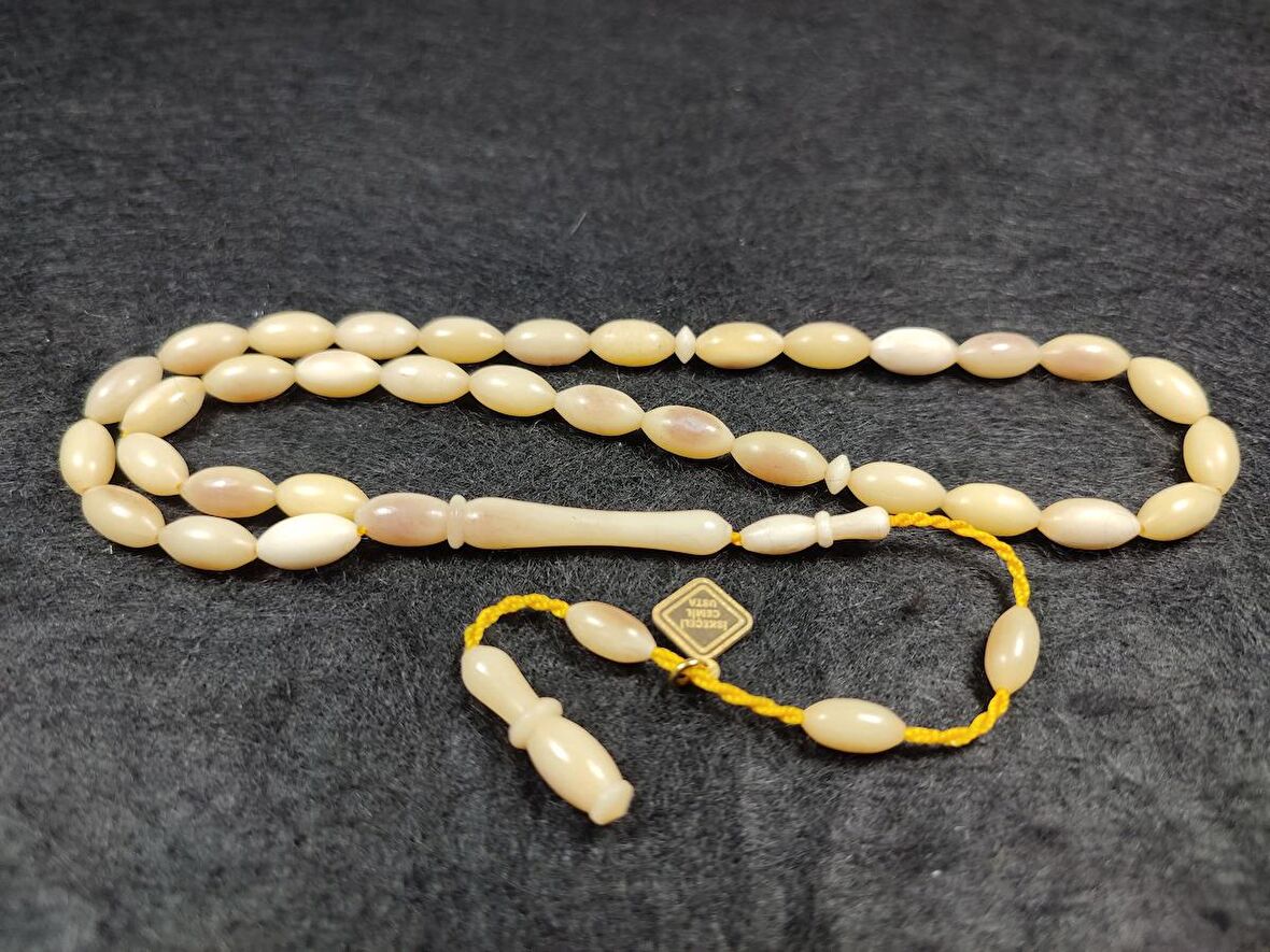 Junaid Hasan Usta Eseri Kendine Has Dokulu ve Kokulu Deve Kuşu Kemiği Sertifikalı 4516