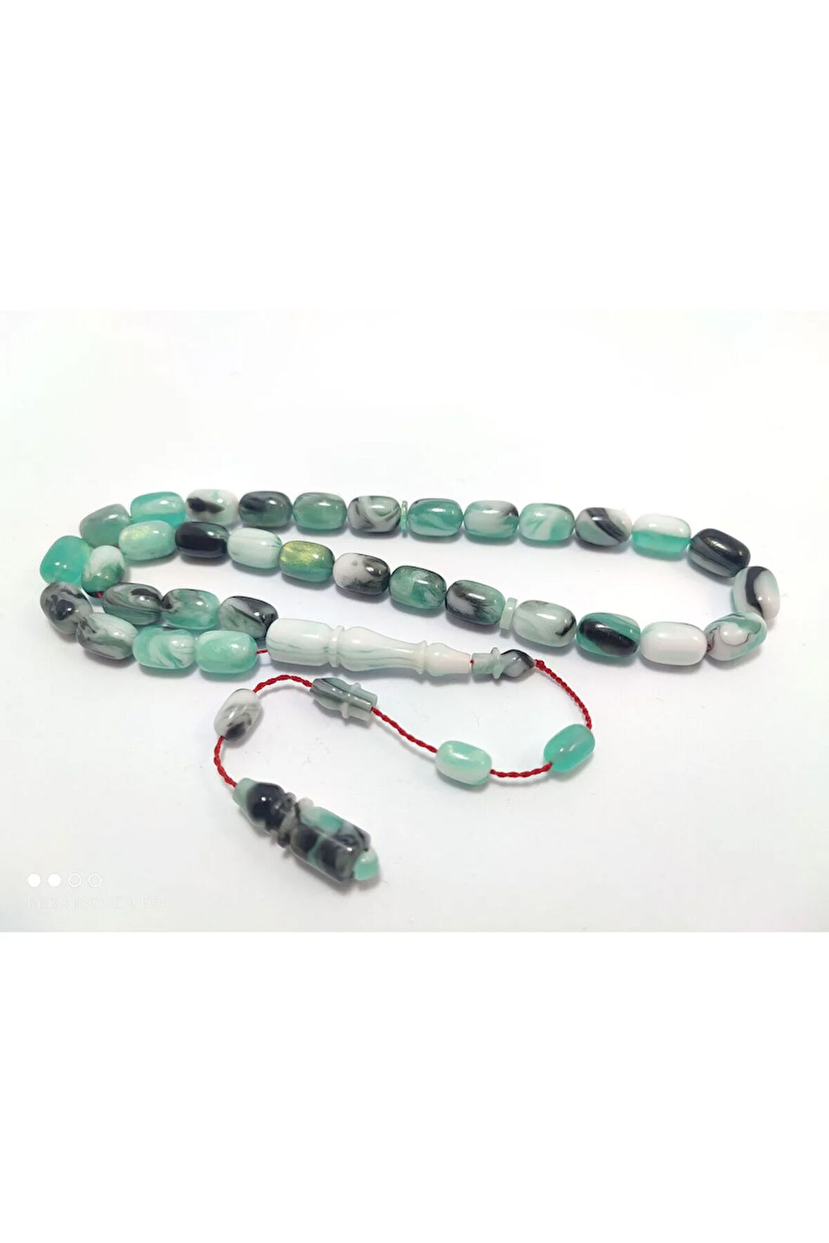 Arif Baran Usta Eseri Çift Kat El Cilalı Rengin Zirvesi Arizona Firuze Sertifikalı 6291