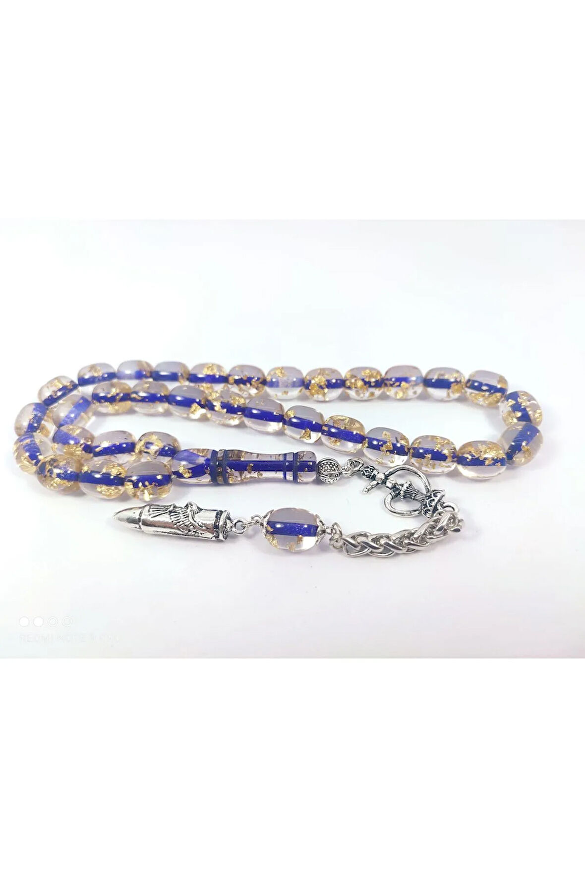 Şevket Alkan Usta Eseri Rengin Zirvesi İri Boy Altın Varaklı Ateş-i Kehribar Sertifikalı 6327