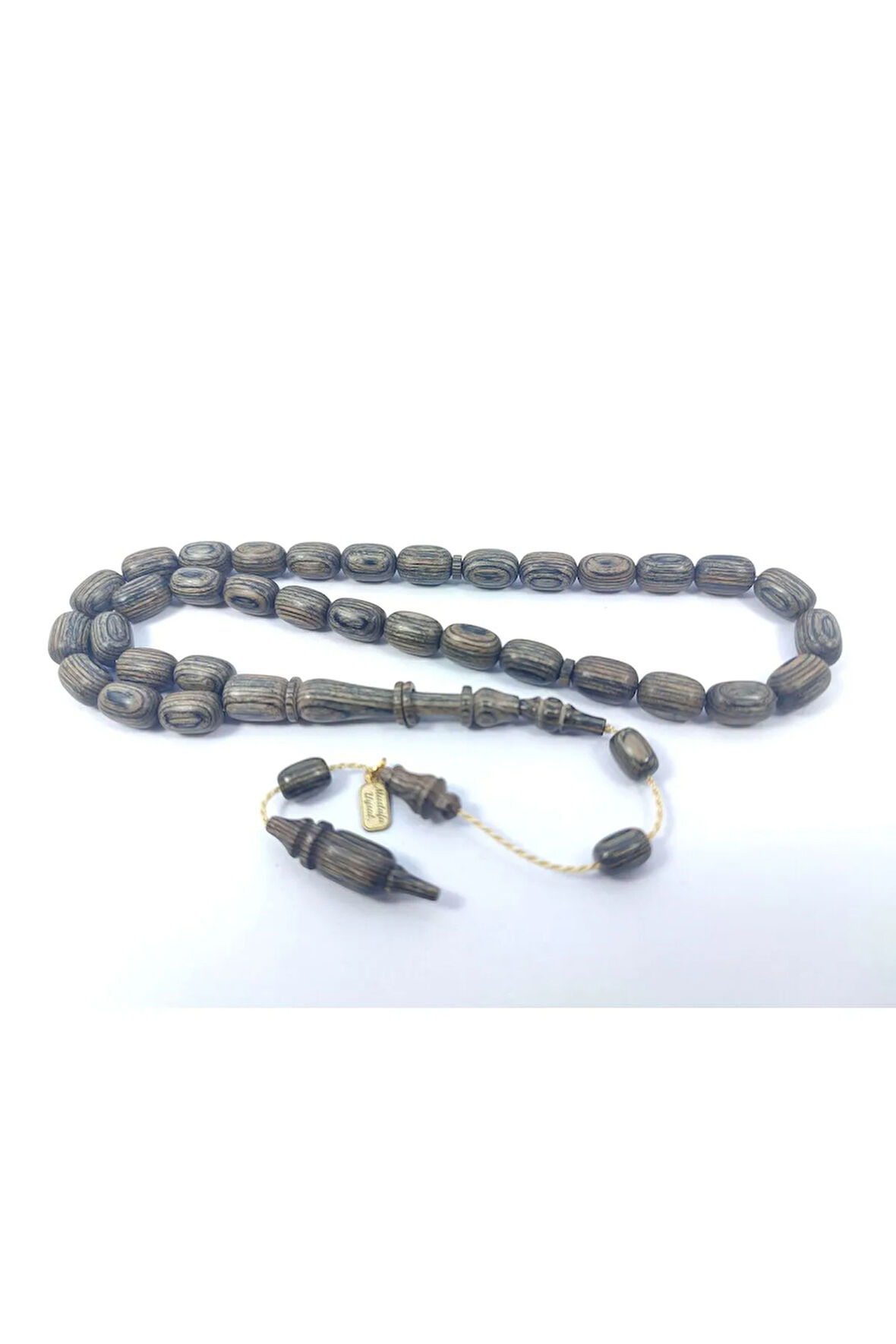 Mustafa Uysal Usta Eseri Nadir Tür Halkalı İmame Kafur Ağacı Sertifikalı 6429