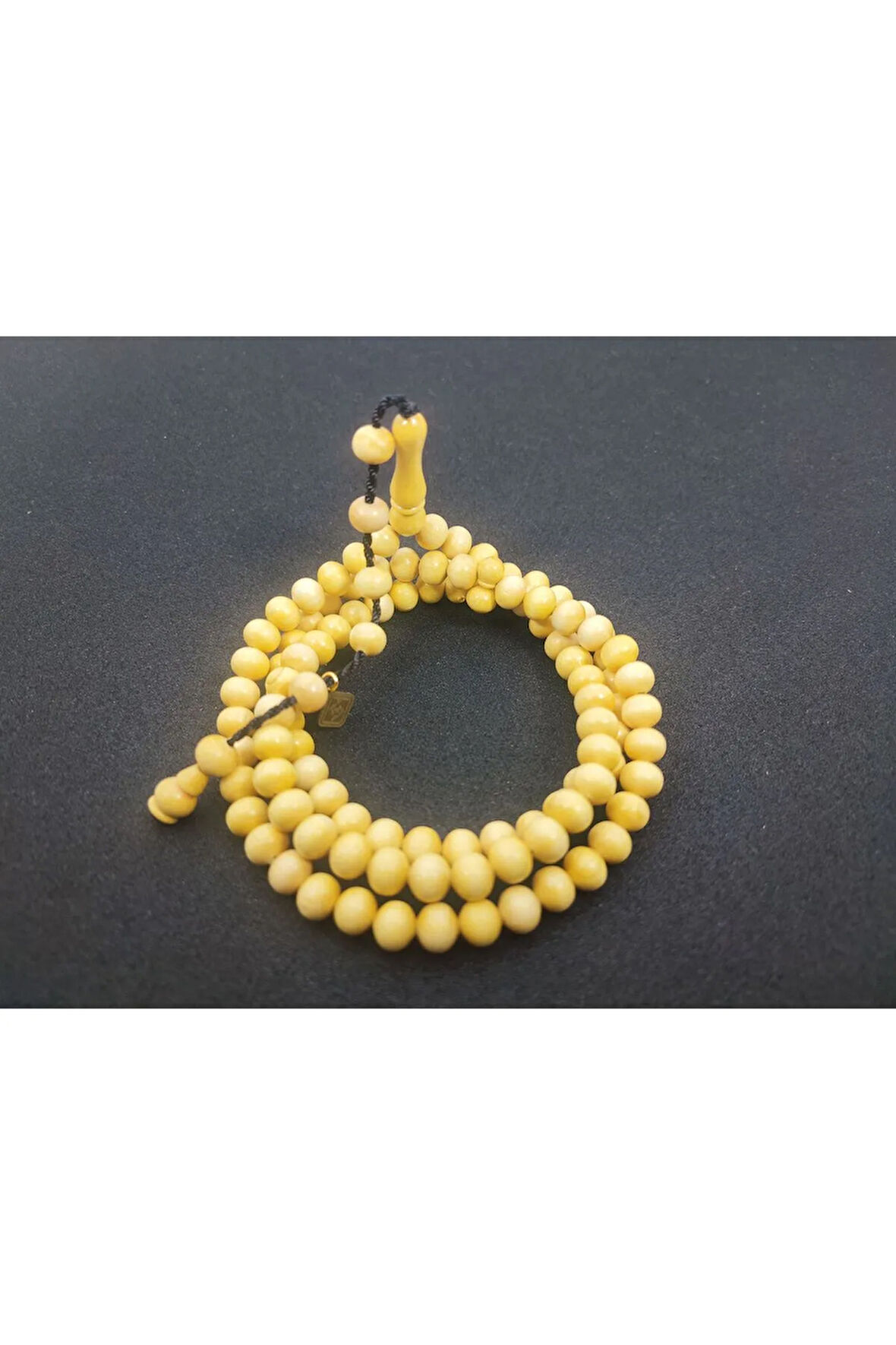 Halil Hilmi Usta Kuru Torna Eski Usul Portakal Ağacı Namaz Tesbihi Sertifikalı 6450