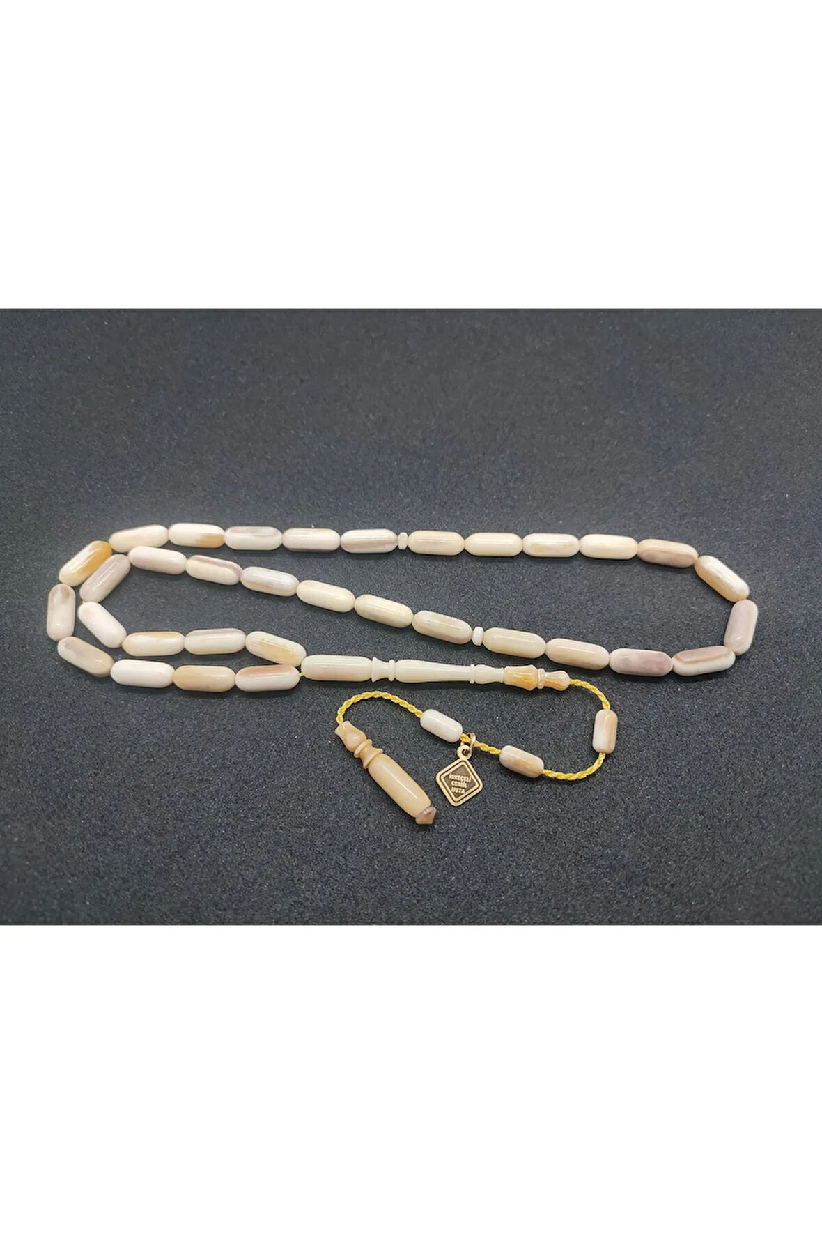 İskeçeli Cemil Usta Eseri Kendine Has Dokulu ve Kokulu 24.25 Gr Deve Kuşu Kemiği Sertifikalı 6476