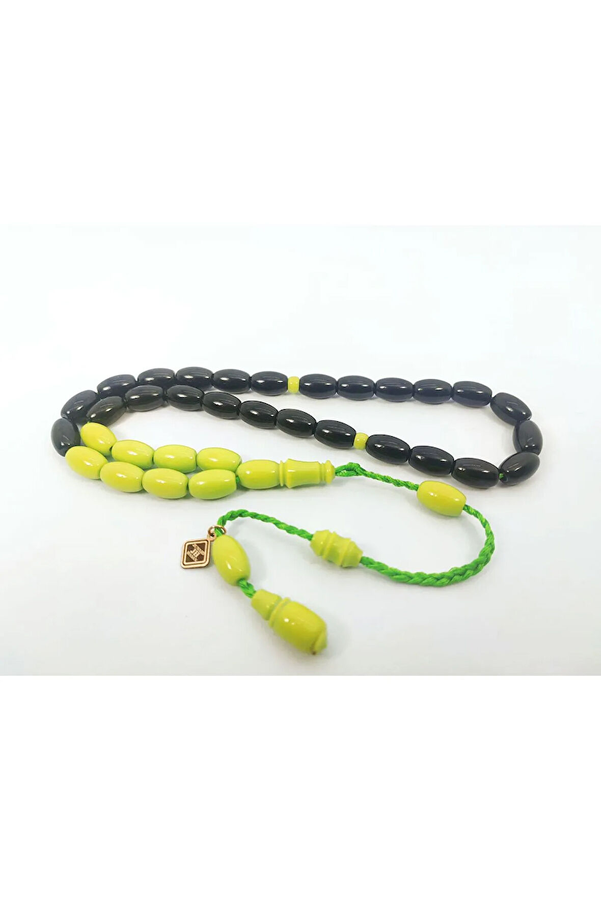 Junaid Hasan Usta Eseri Eski Usül 12 Kat İpe Dizilmiş Antik Model Sıkma Kehribar Sertifikalı 6836