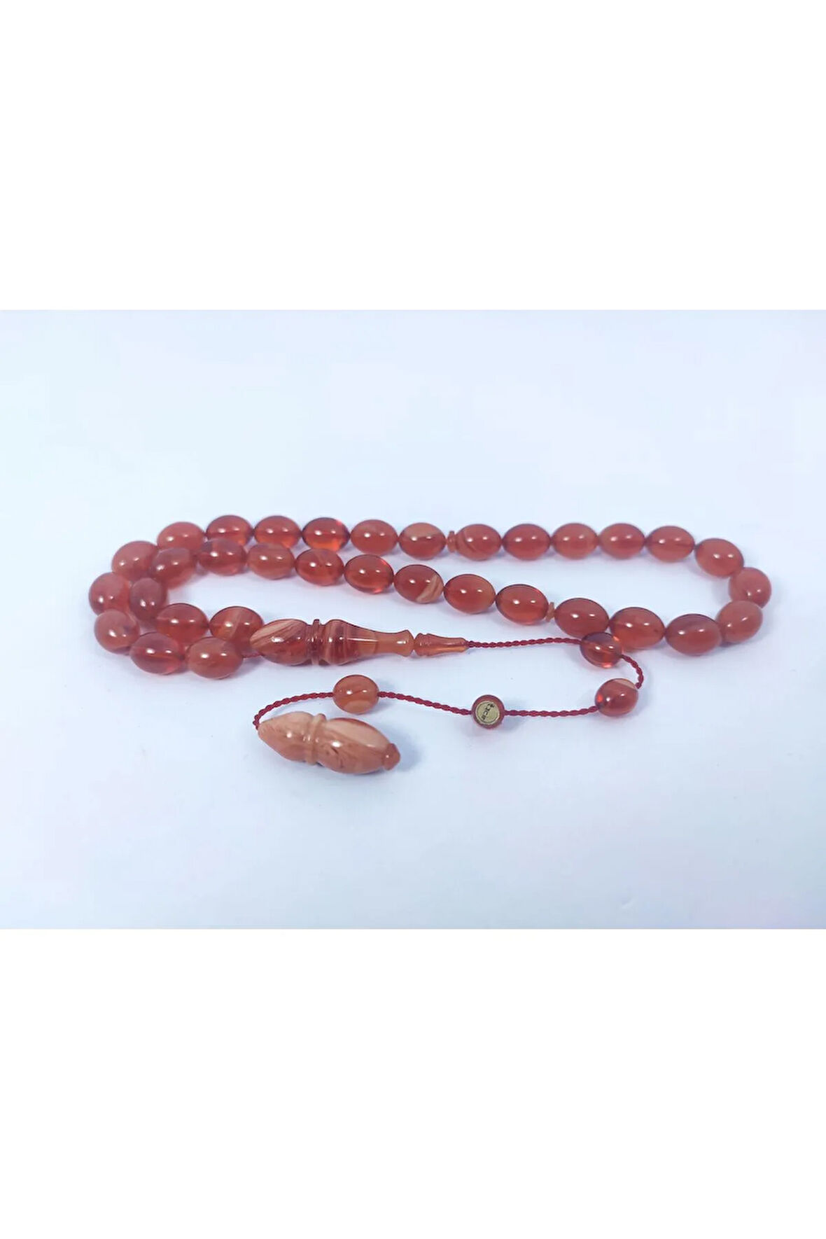 Muhammed Tacir Usta Eseri 0.6 Delim Kuru Torna 3 Kat Cilalı Sıkma Kehribar Sertifikalı 6876