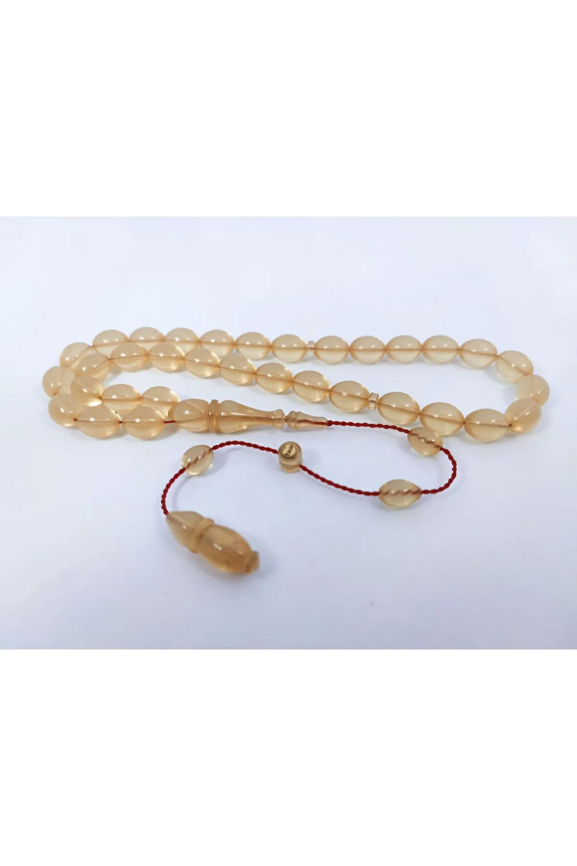 Muhammed Tacir Usta Eseri 0.6 Delim Kuru Torna 3 Kat Cilalı Alman Zar Kehribar Sertifikalı 6878