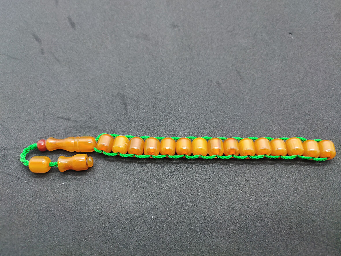 Şevket Alkan Usta Eseri Zaza Model Sıkma Kehribar Sertifikalı 7229