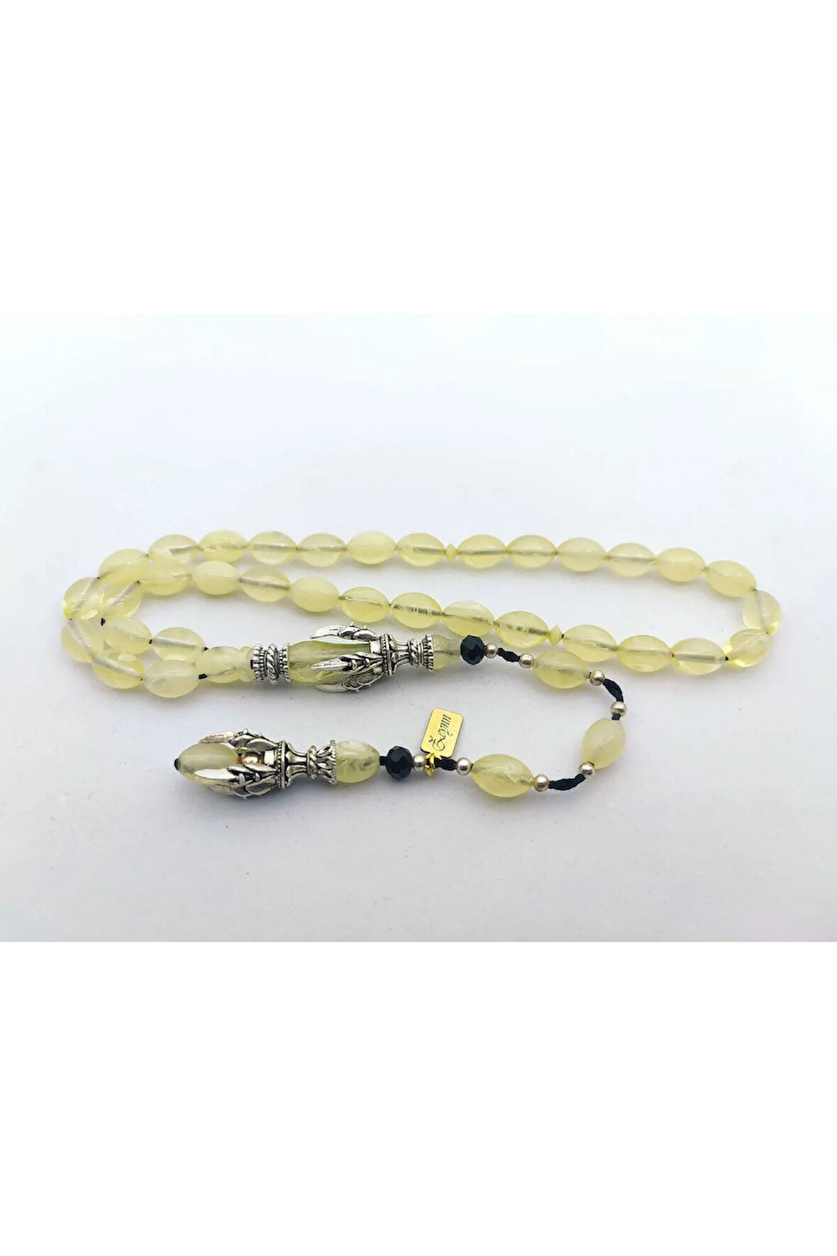 Zeyn Usta Eseri  Gümüş Nakkaş İmame Haftanın Güncel Renkleri Sıkma Kehribar Sertifikalı 7273