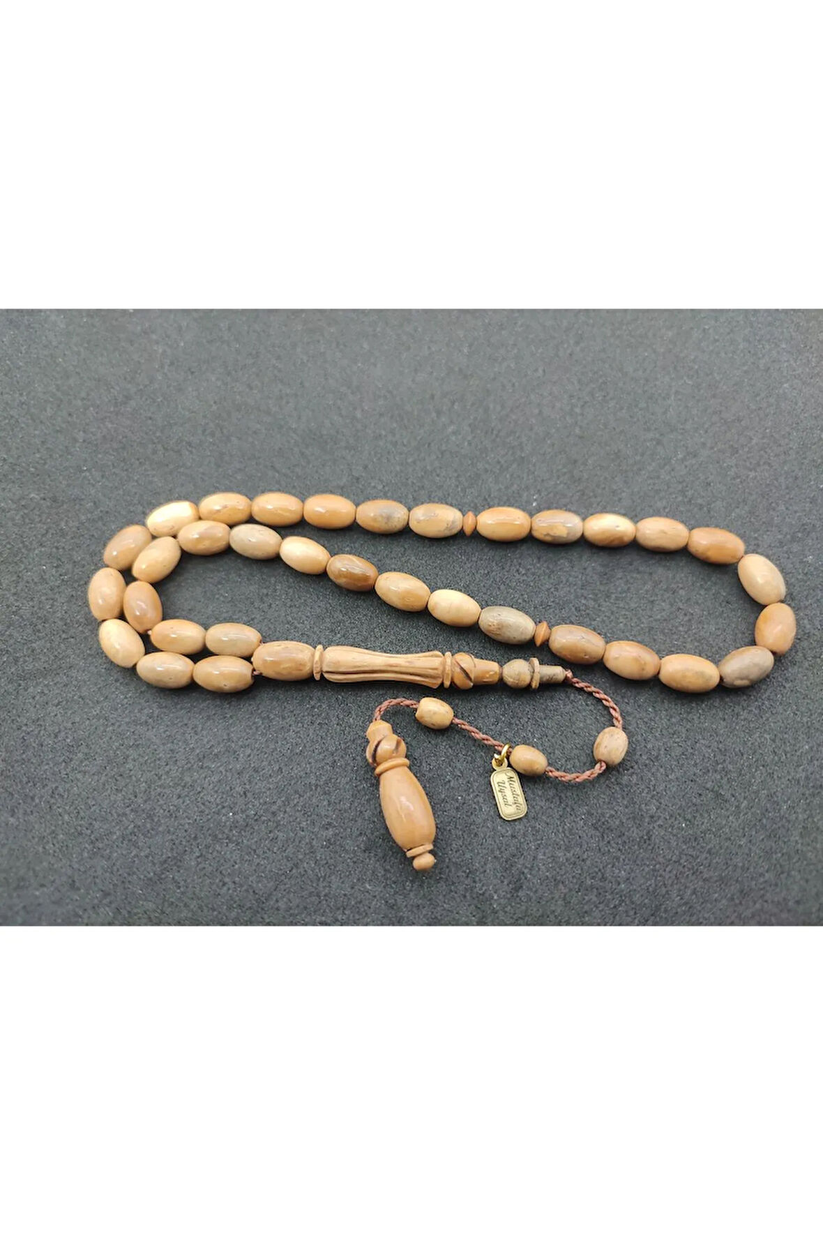 Mustafa Uysal Usta Eseri Çift Zımpara Çift Cila İmame Hitame Kalem Oyma Natural Kuka Sertifikalı7529