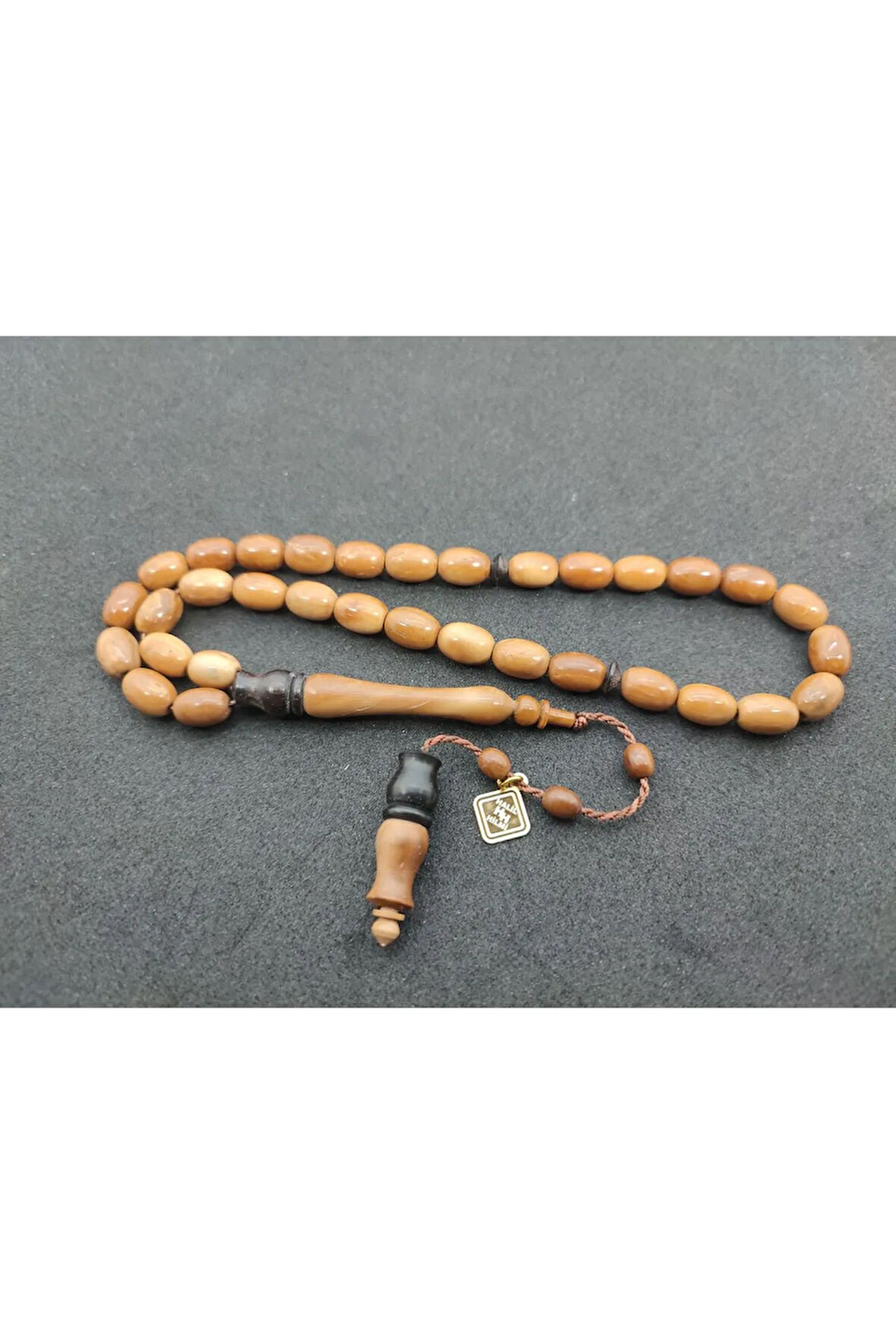 Mustafa Uysal Usta Eseri Çift Zımpara Çift Cila Abanoz Kombinli Natural Kuka Sertifikalı 7534