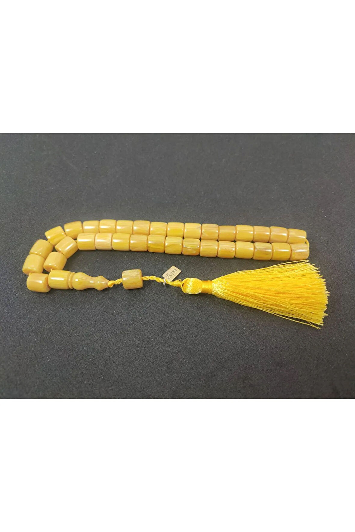 Ebu Zeyn Usta Eseri Eski Usül 12 Kat İpe Dizilmiş Eski Usul Sıkma Kehribar Sertifikalı 7646