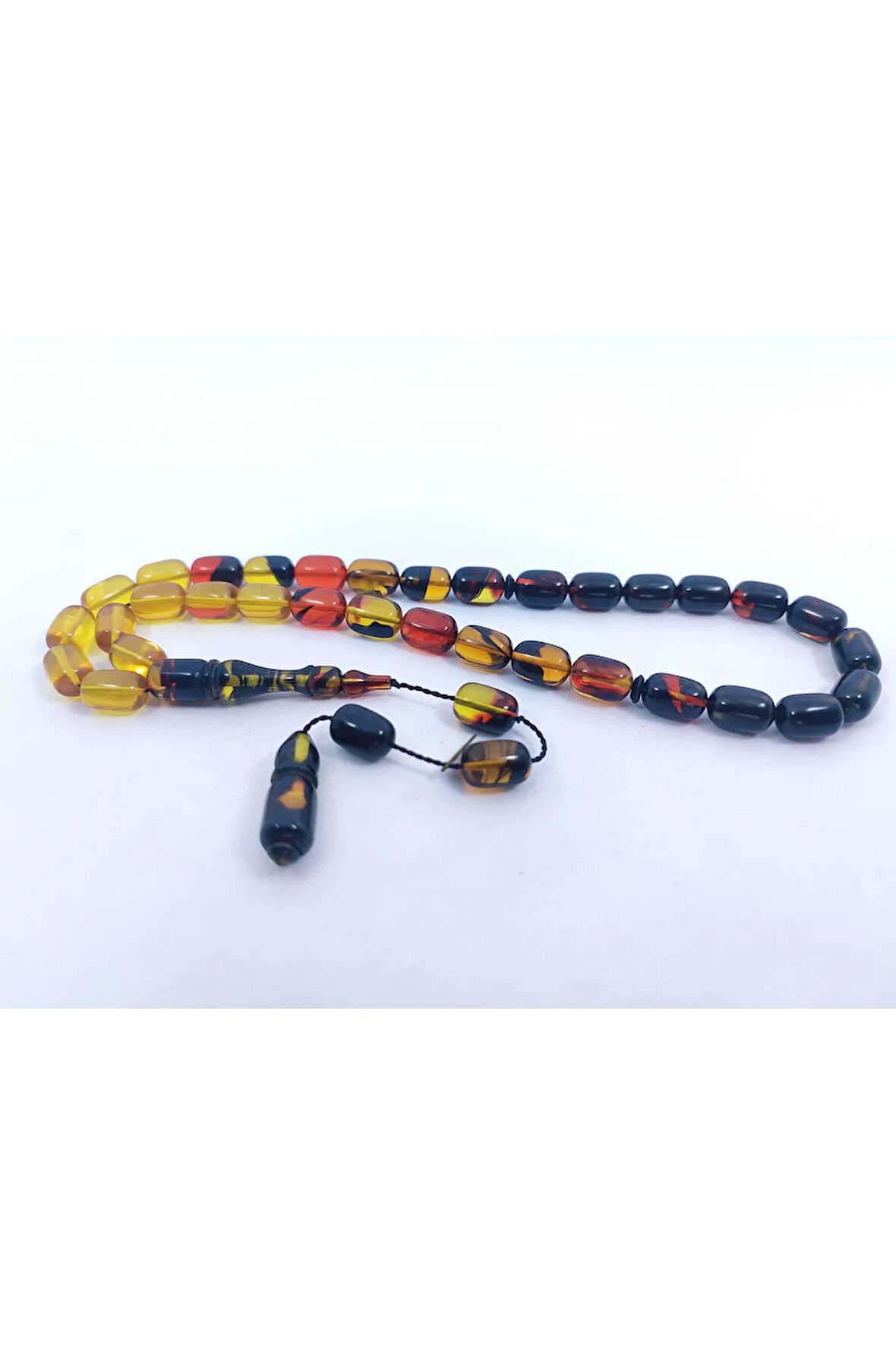 Uğur Şener Usta Eseri 0.6 Şeffaf Delim Çift Kat Cilalı Ateş-i Kehribar Sertifikalı 7845