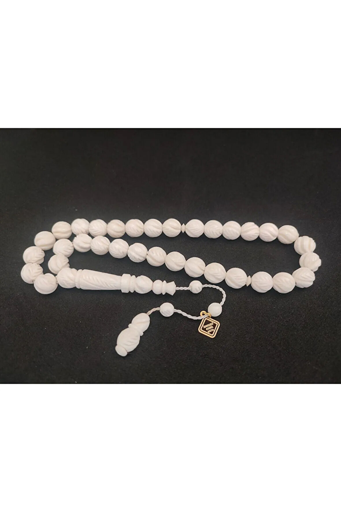 İskeçeli Cemil Usta Eseri Hatasız Kalemkar İşçilik İri Boy Deve Kemiği Sertifikalı 7951