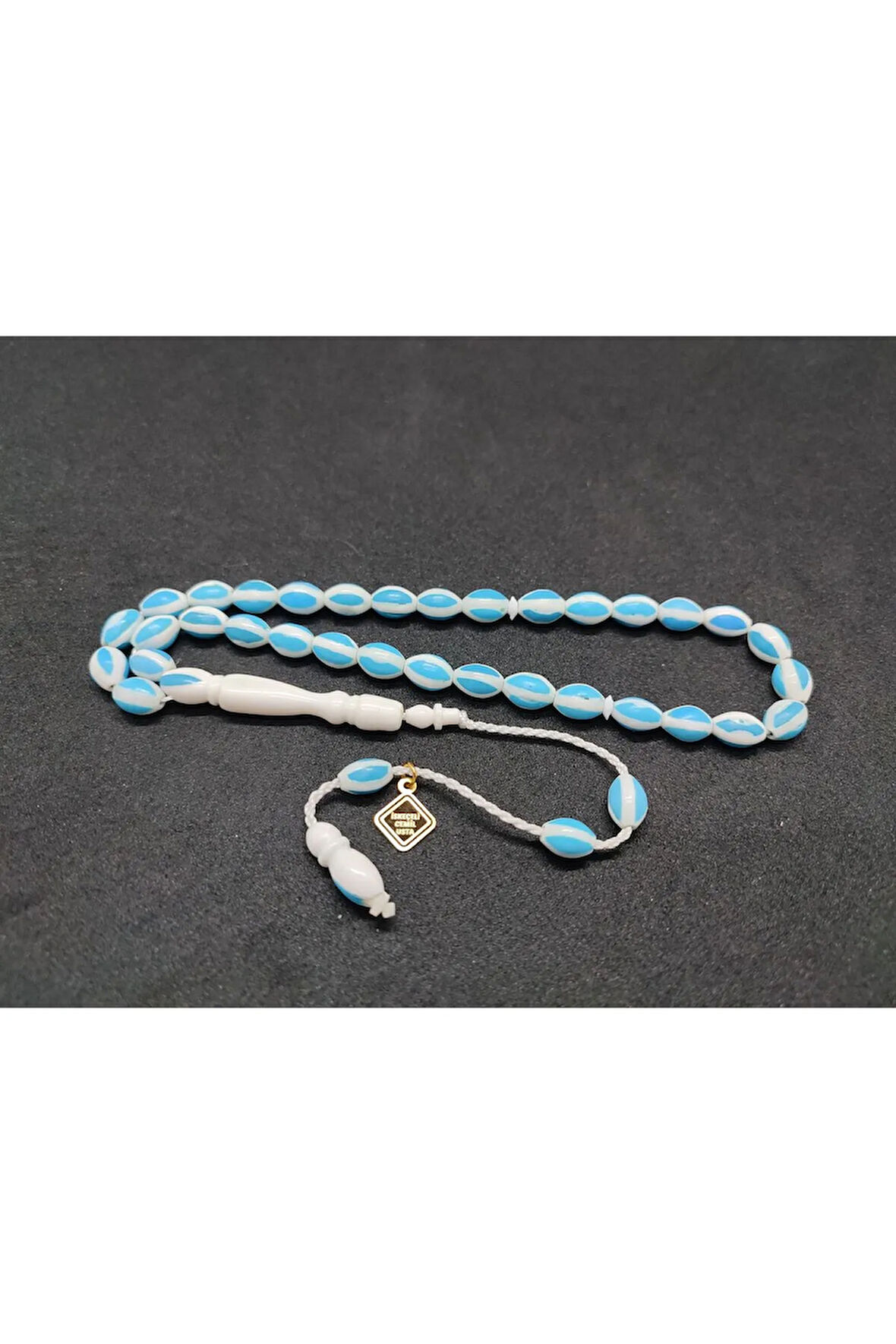 İskeçeli Cemil Usta Eseri Mineli Karpuz Yarma El Boy Deve Kemiği Sertifikalı 8096