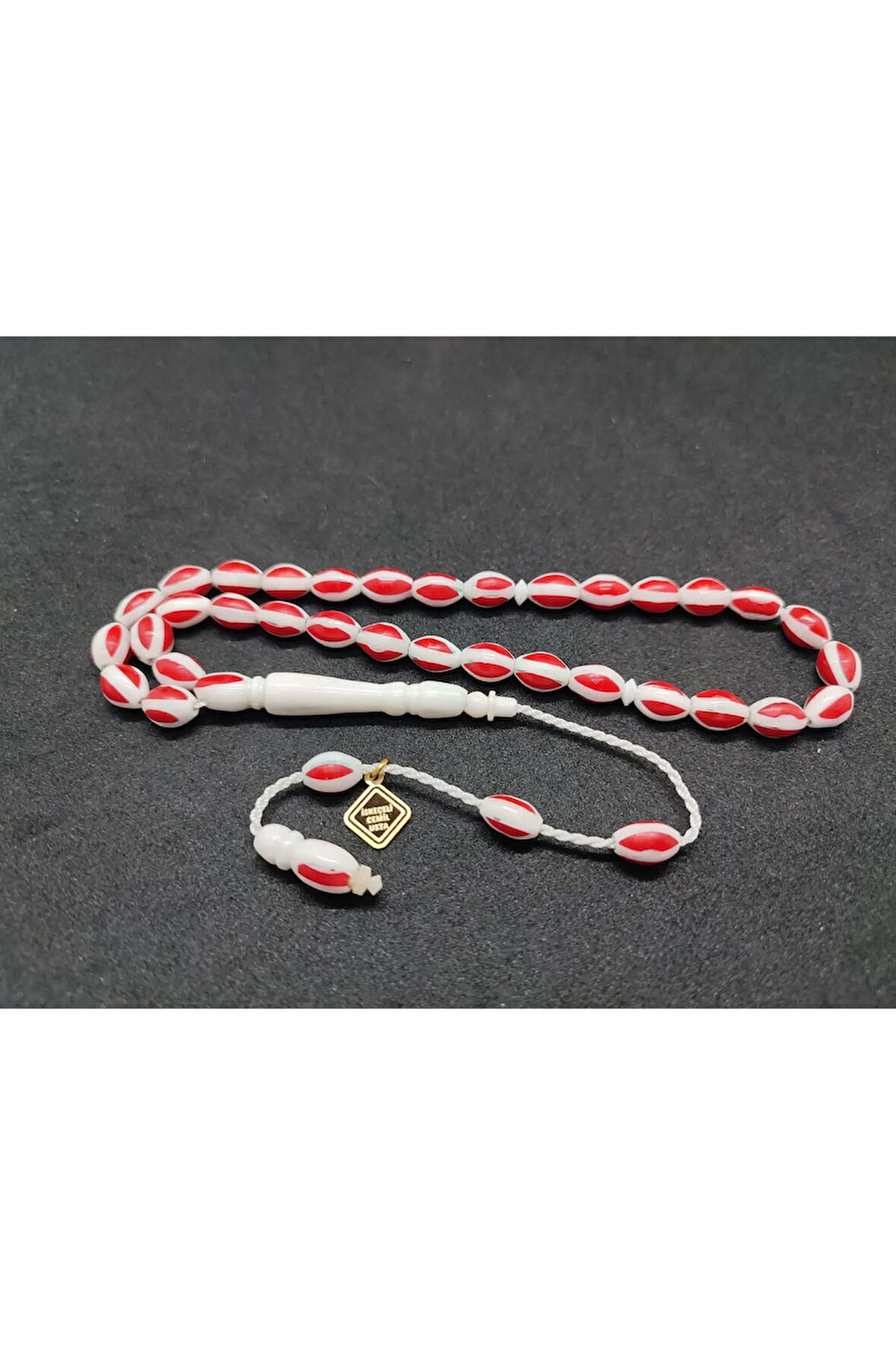 İskeçeli Cemil Usta Eseri Mineli Karpuz Yarma El Boy Deve Kemiği Sertifikalı 8097