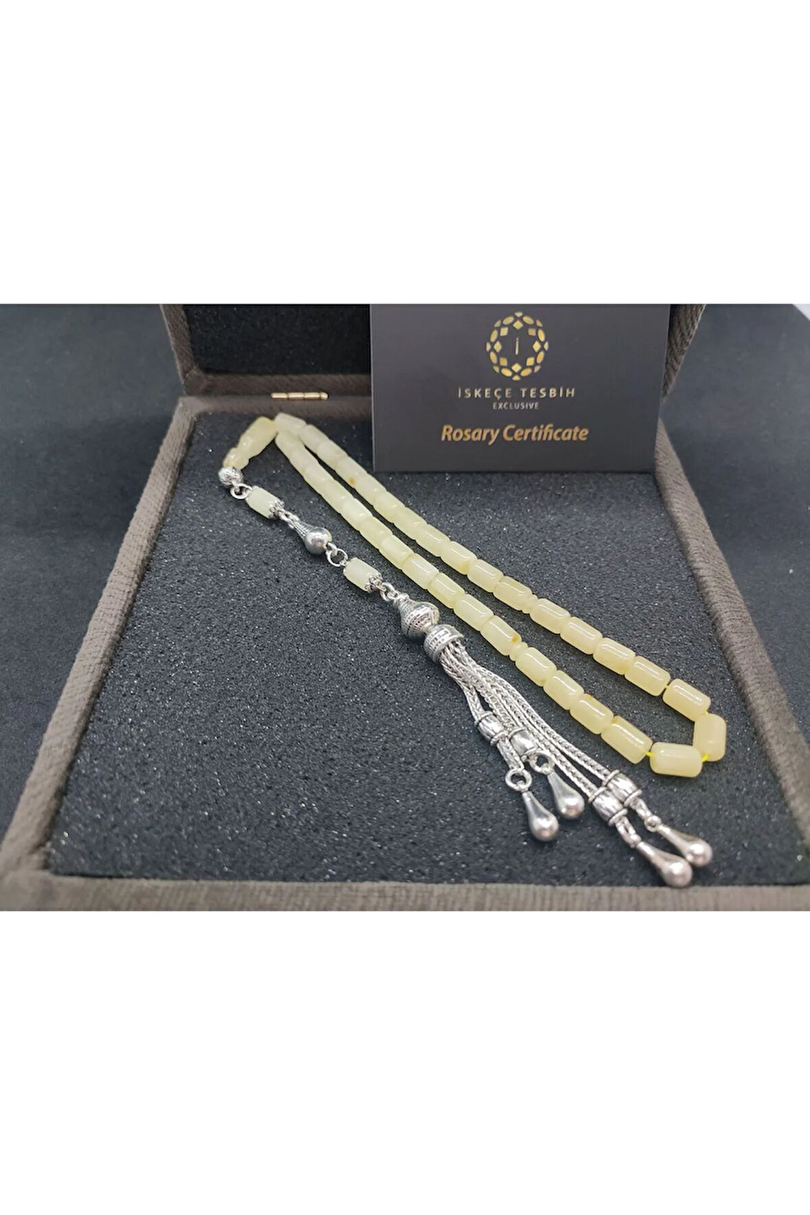 475 Ayar Gümüş Püsküllü VIP Kutulu 13.09 Gr. El Boy Kalingrad Kraliçe Kaya Damla Sertifikalı 8290