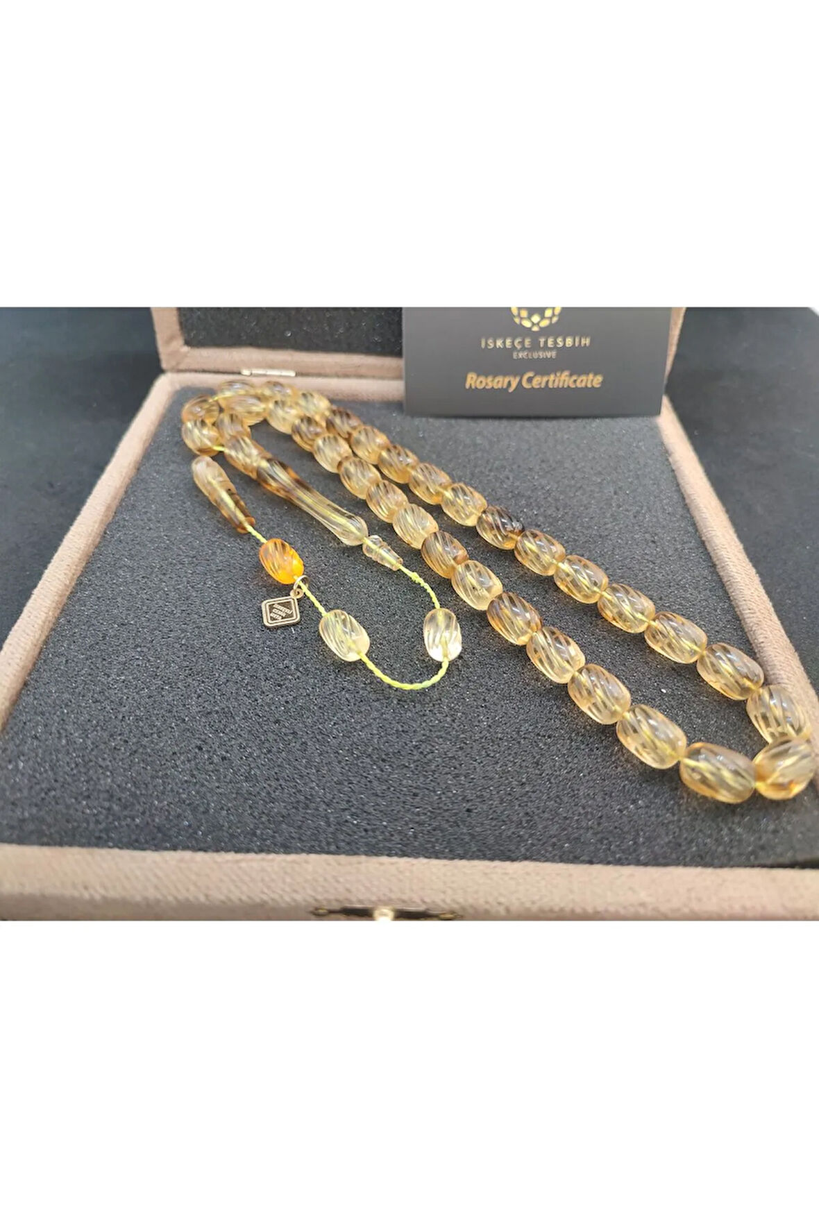 İskeçeli Cemil Usta Eseri VIP Kutulu 30.25 Gr. Ful Kalem Oyma Ukrayna Kaya Damla Sertifikalı 8308