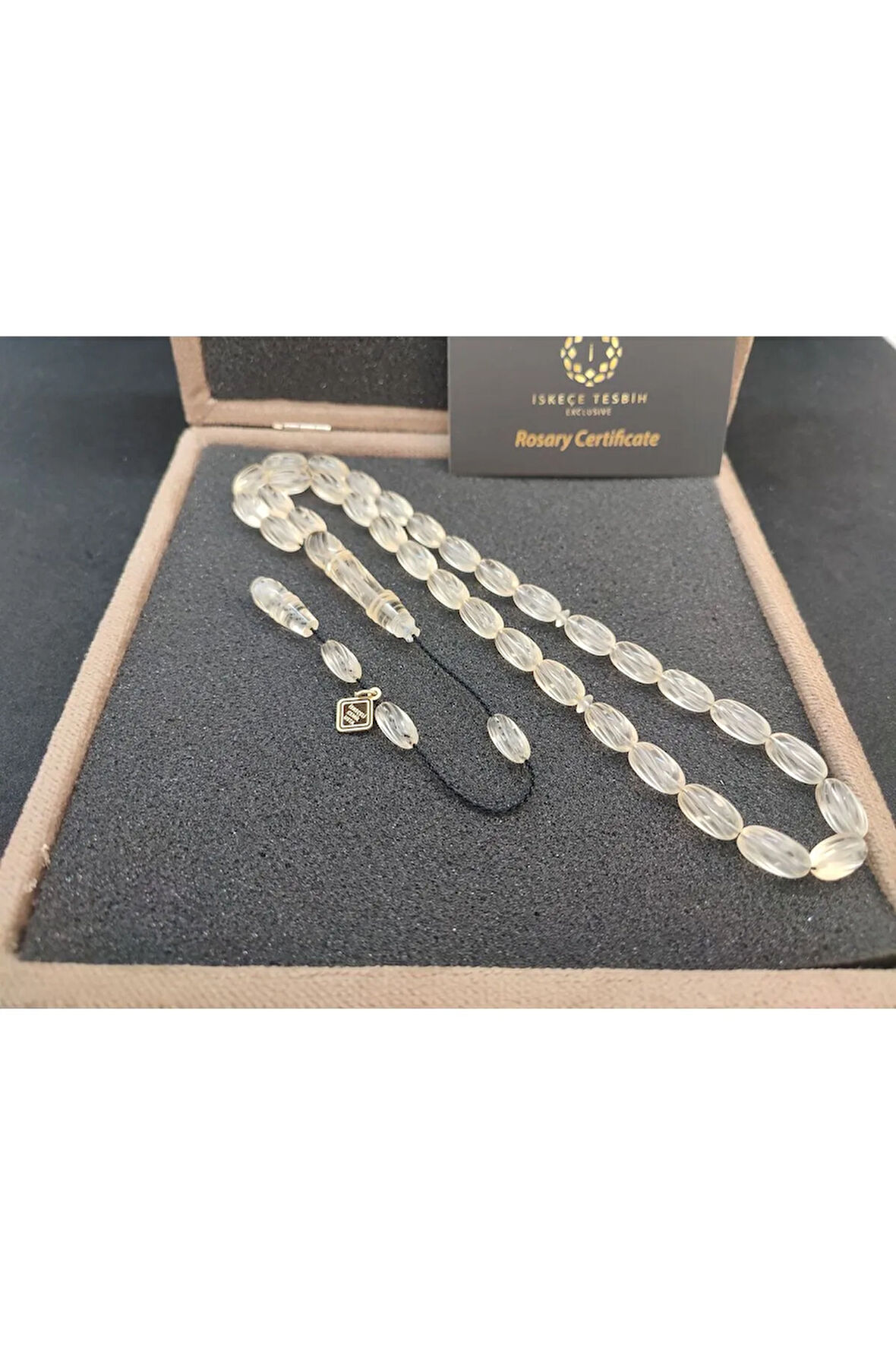 İskeçeli Cemil Usta Eseri VIP Kutulu 22.07 Gr. Ful Kalem Oyma Ukrayna Kaya Damla Sertifikalı 8309