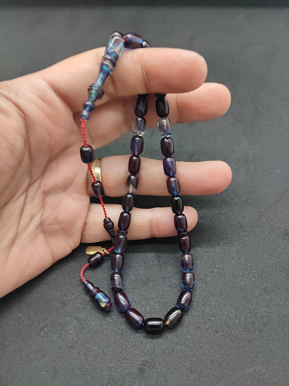 Başka Yerde Yok!!! Furkan Gül Usta Eseri Halkalı İmame El Boy Ateş-i Kehribar Sertifikalı 8335