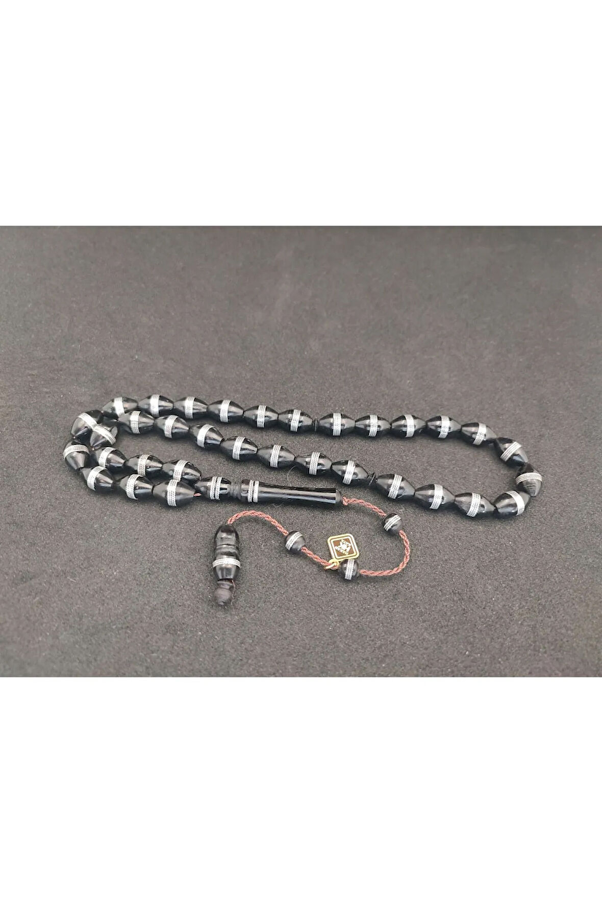 Hakan Kaya Usta Eseri Gümüş Sarmal Inci Siyahı Kuka Sertifikalı 7976