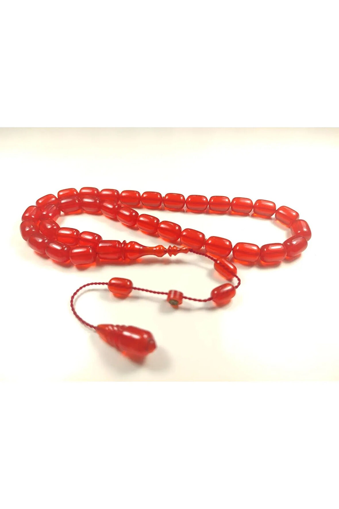 Bünyamin Barlak Usta Eseri Kuru Torna El İşi Tribüşon Ateş-i Kehribar Sertifikalı 5984