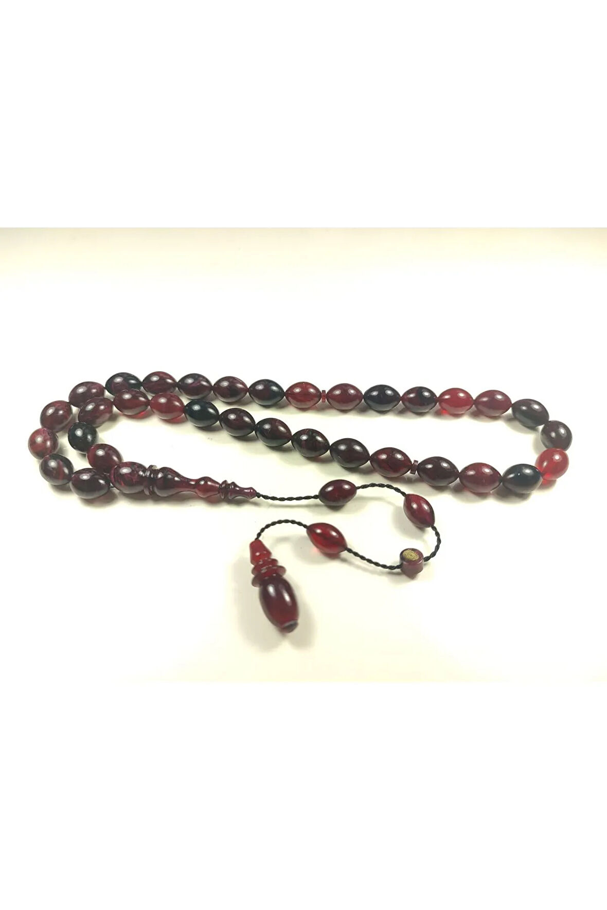 Bünyamin Barlak Usta Eseri Kuru Torna El İşi Tribüşon Ateş Kehribar Sertifikalı 5964