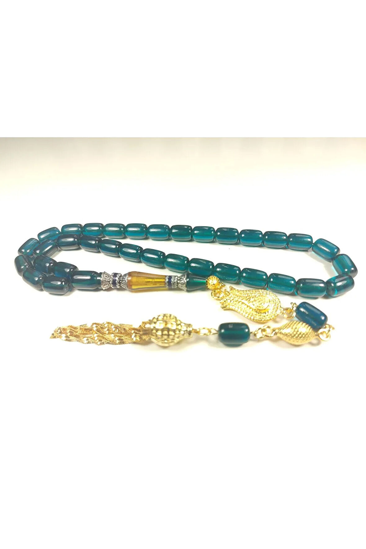 Şevket Alkan  Usta Eseri 925 Ayar Gümüş Nakkaş Alman Zar Kehribar Sertifikalı 5927