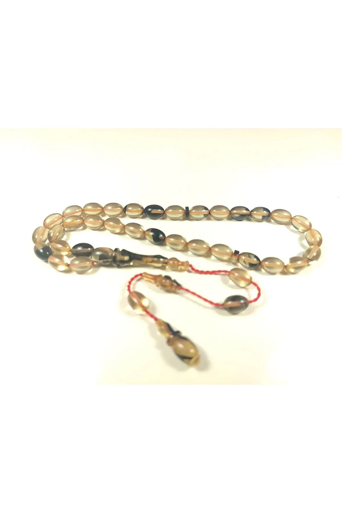 Başka Yerde Yok Abdullah Başkale Usta Eseri Bilek Boy Çift Cila Sıkma Kehribar Sertifikalı 5874