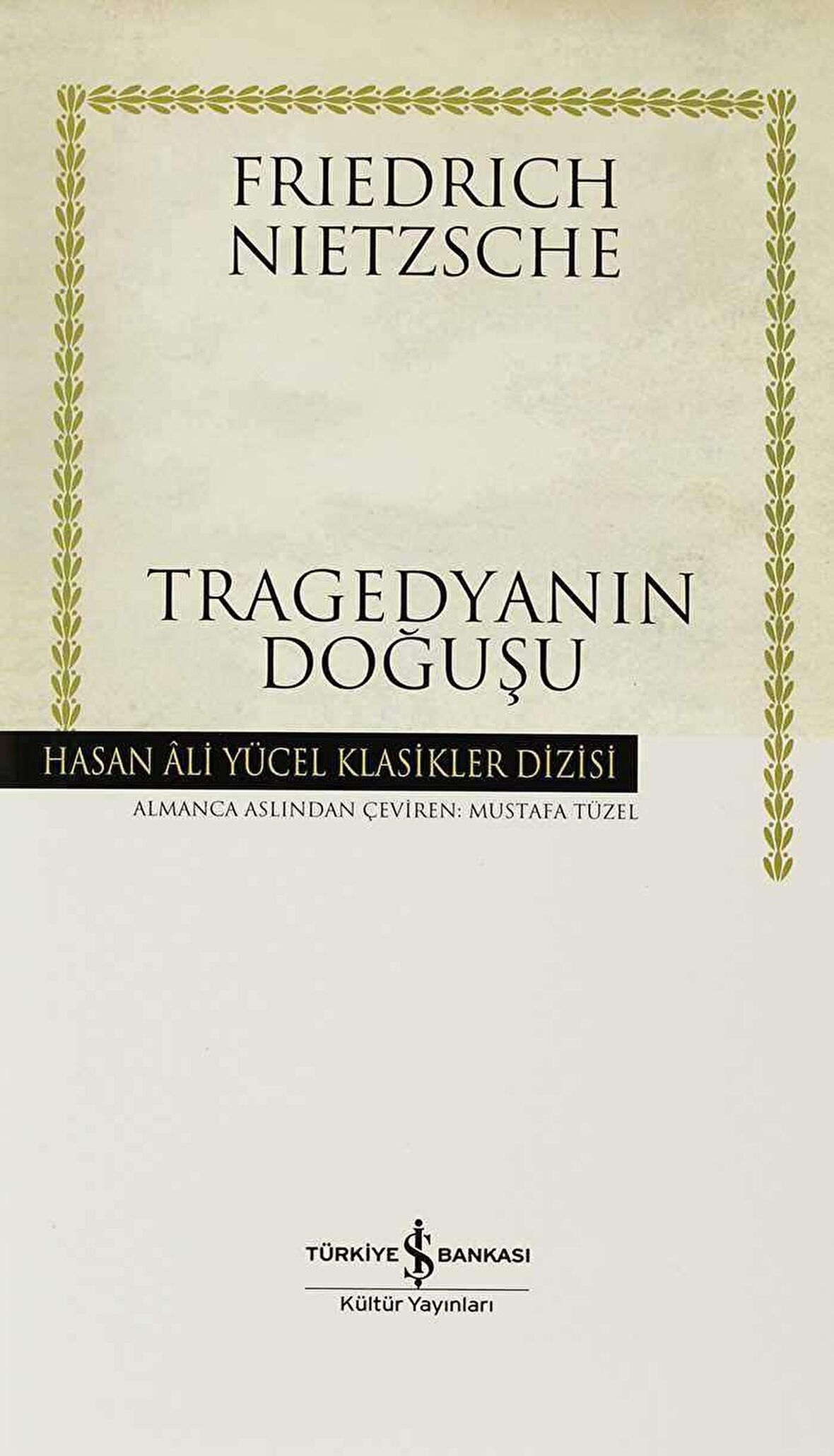Tragedyanın Doğuşu Ciltli
