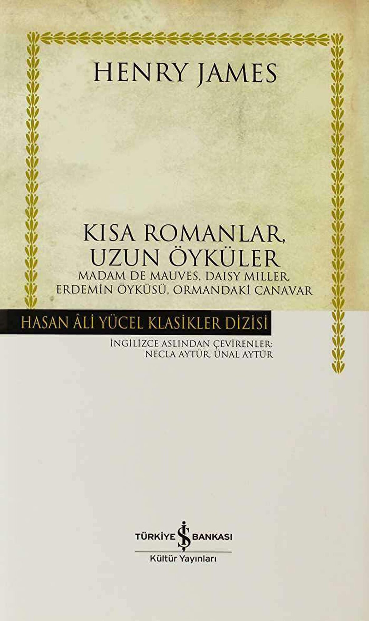 Kısa Romanlar, Uzun Öyküler Ciltli