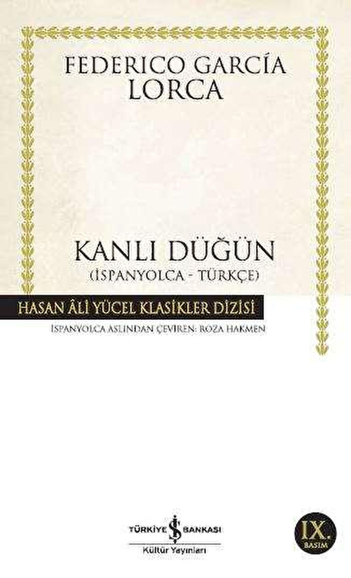 Kanlı Düğün (İspanyolca-Türkçe)