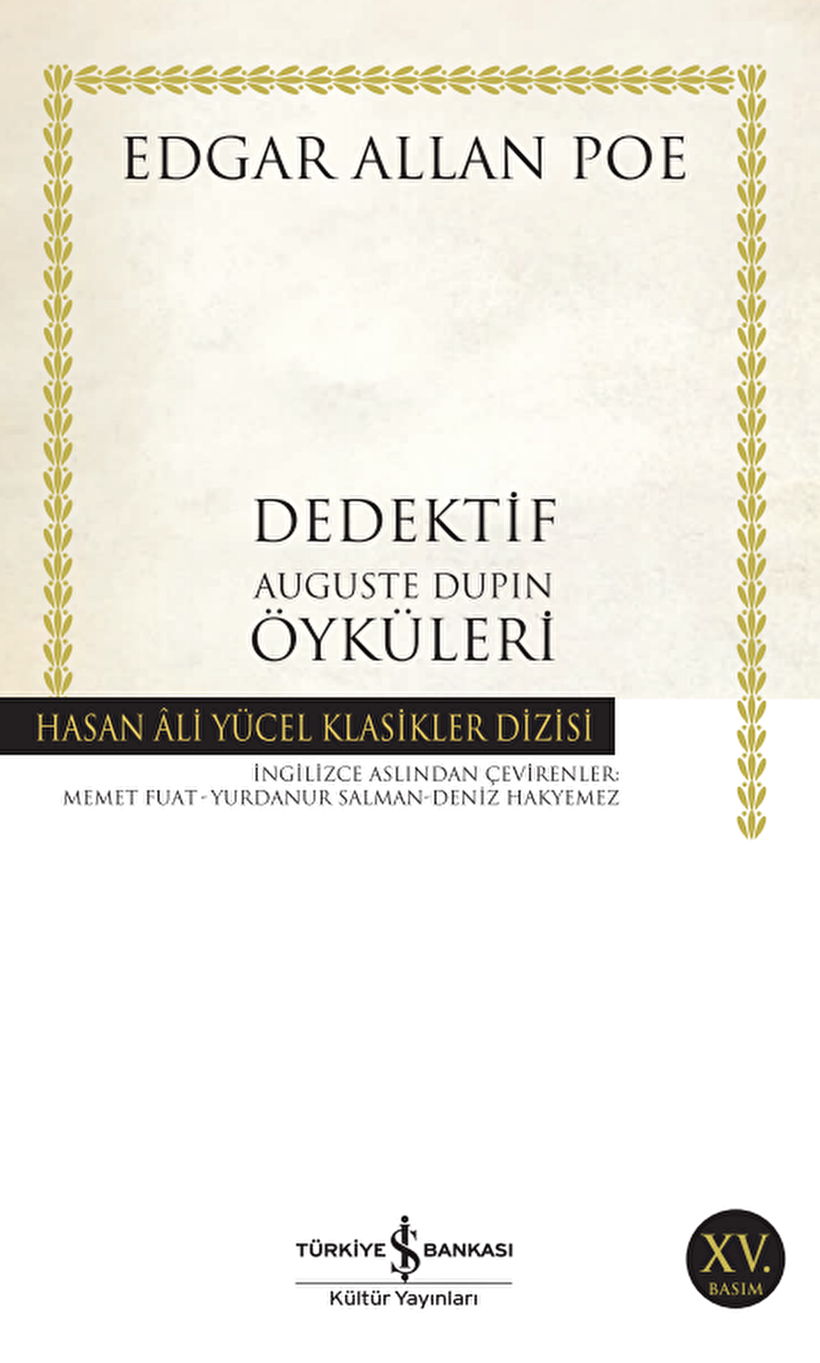 Dedektif Auguste Dupin Öyküleri