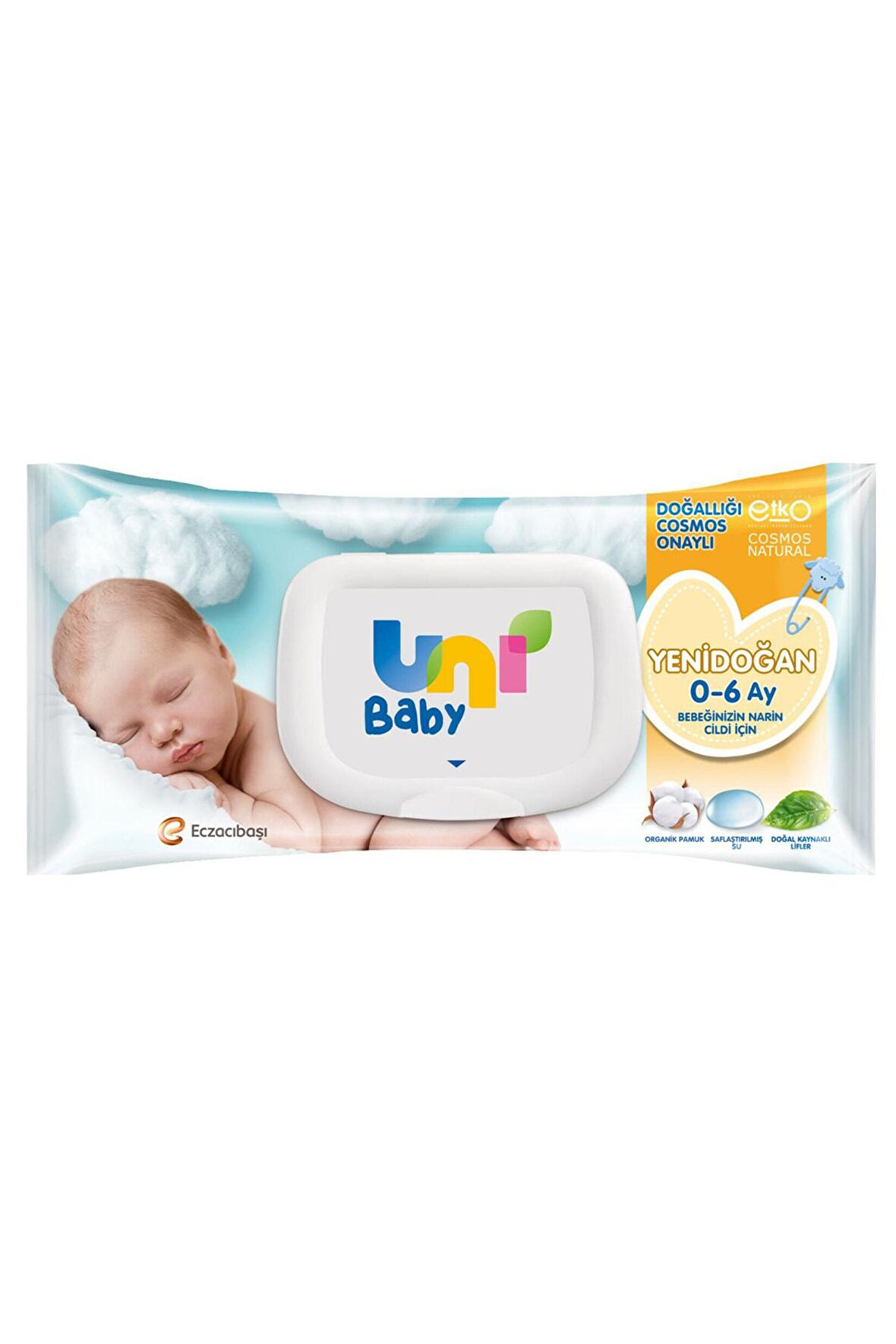  UNI BABY Islak Mendil Yenidoğan 40lı X 2 ADET 