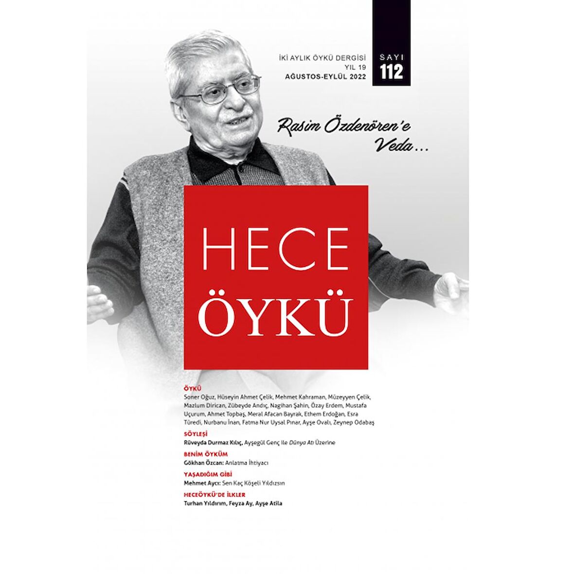 Hece Öykü 112. Sayı Ağustos-Eylül 2022