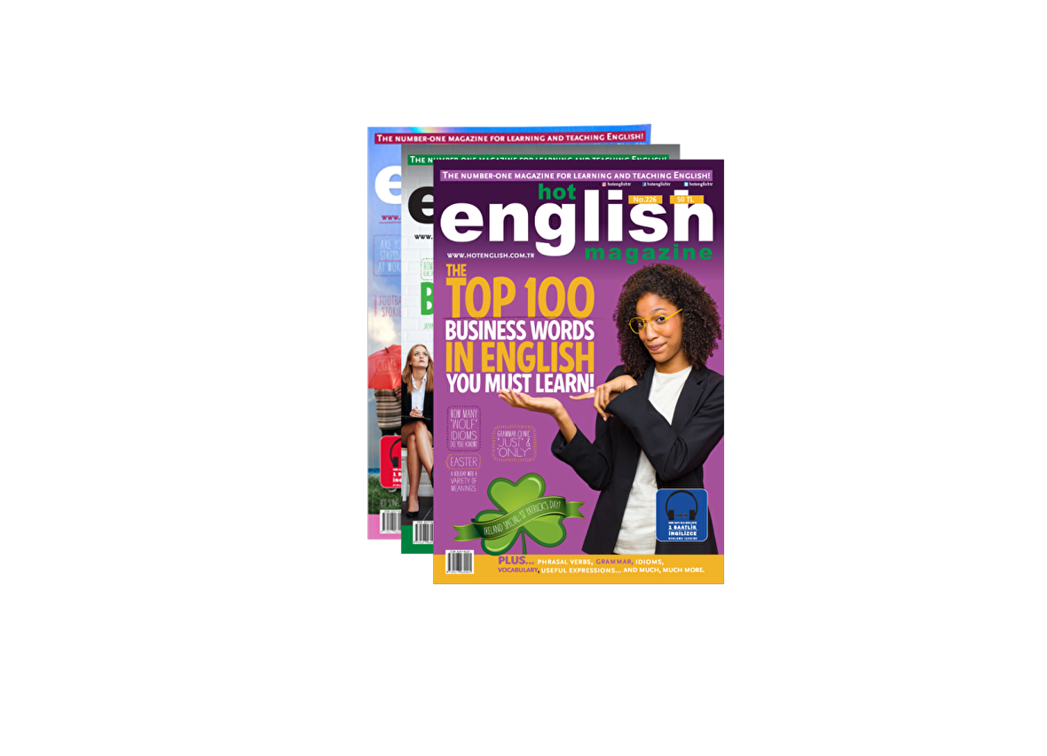 Hot English Dergisi – Önceki Sayılar 3'lü Paket