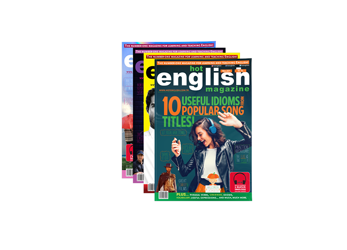 Hot English Dergisi - Önceki Sayılar 24'lü Paket