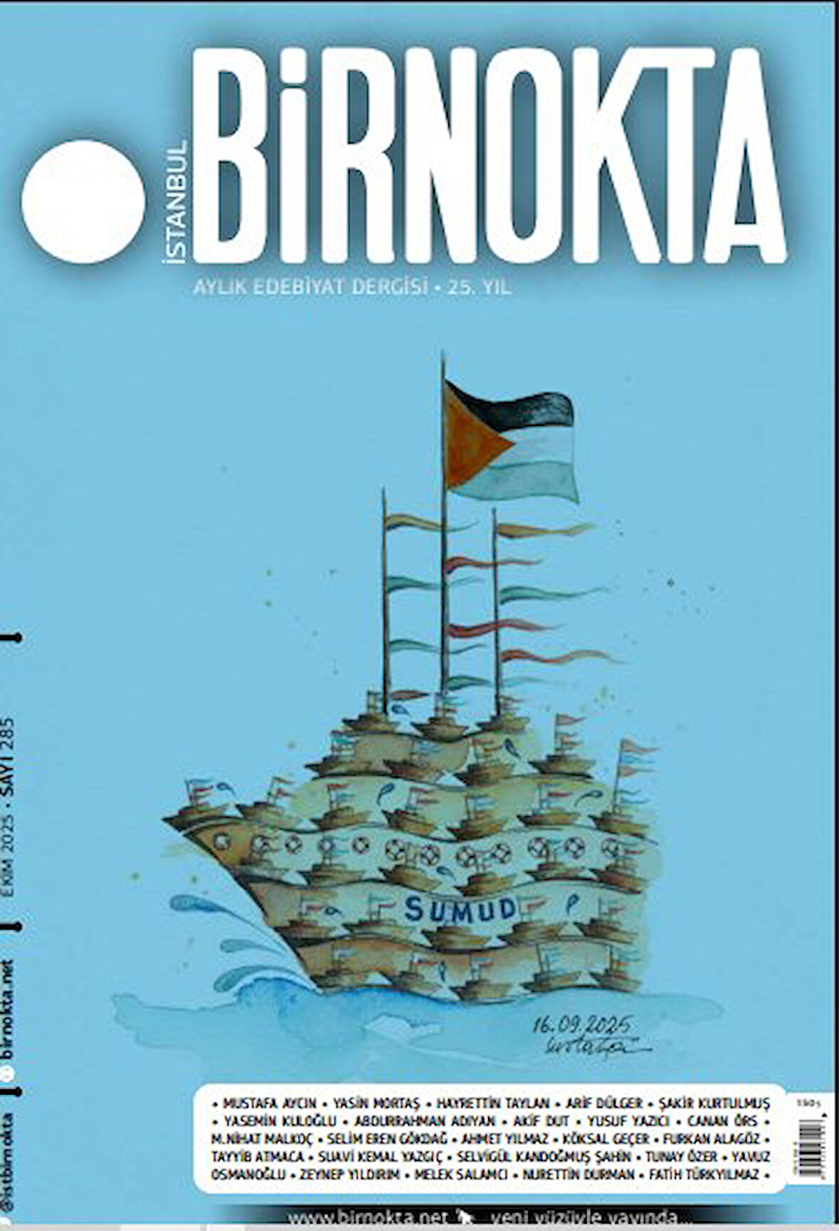 İstanbul Birnokta Dergi 285.Sayı Ekim 2025