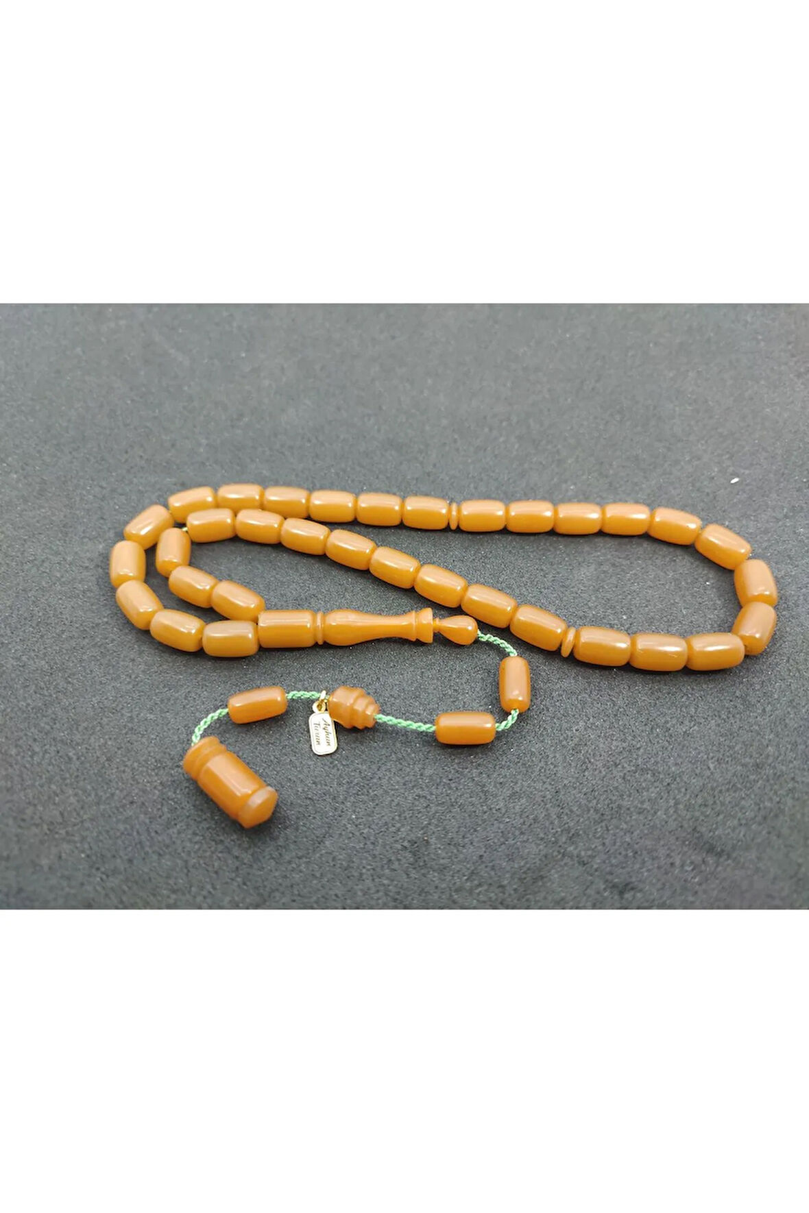 Ayhan Turan Usta Eseri Eski Malzeme Çift Cila Alman Faturan Tesbih Sertifikalı 7544