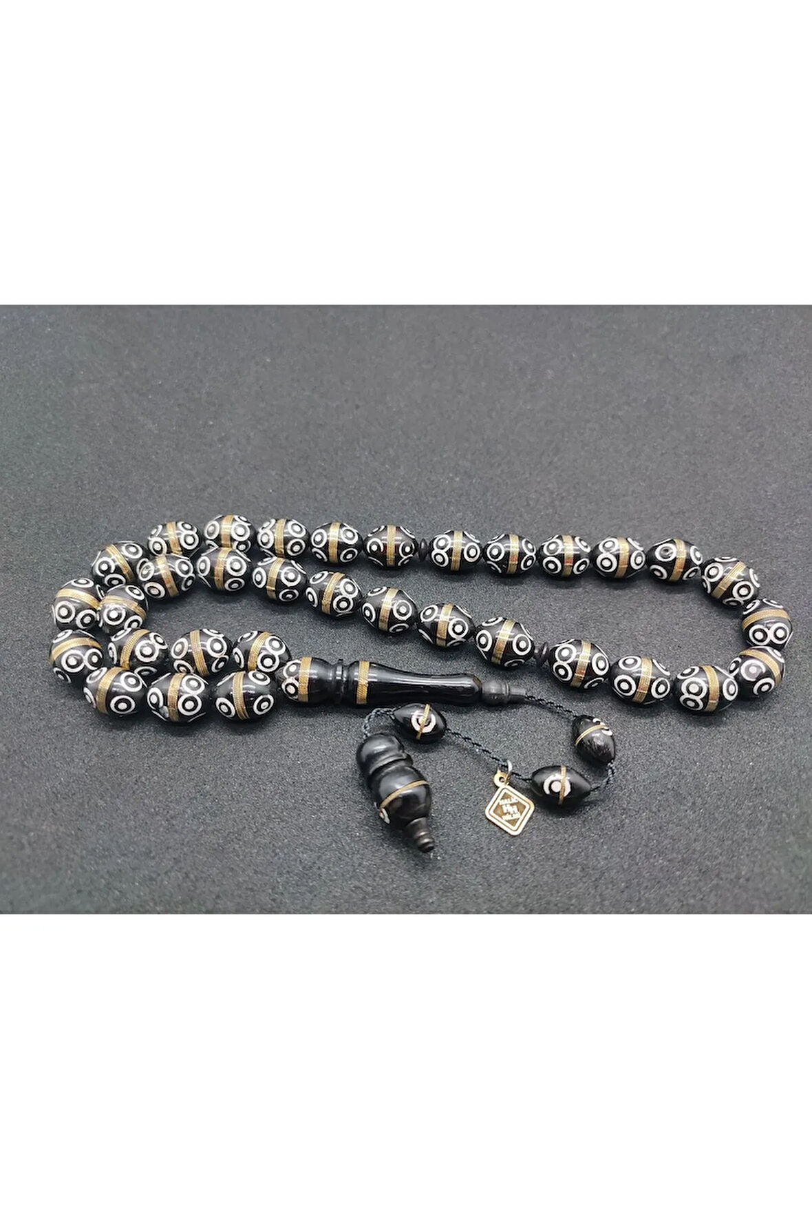 Halil Hilmi Usta Eseri Çember Model Mine Ve Gümüş Sarmallı Iri Boy Kuka Sertifikalı 7567