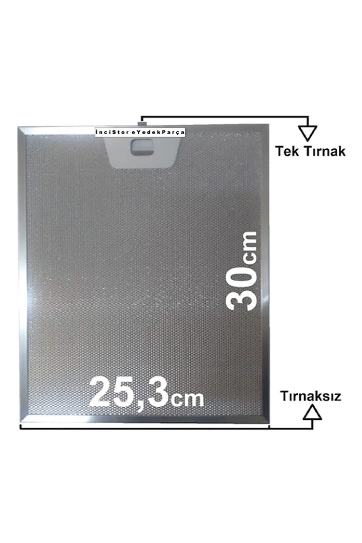 Ankastre Davlumbaz Aspiratör CWB 6441 W Alüminyum Metal Tel Yağ Süzgeç Filtre