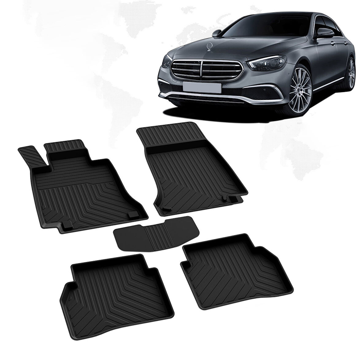 Mercedes E Serisi W214 4D Havuzlu Paspas 2021 ve Üzeri A+ Kalite